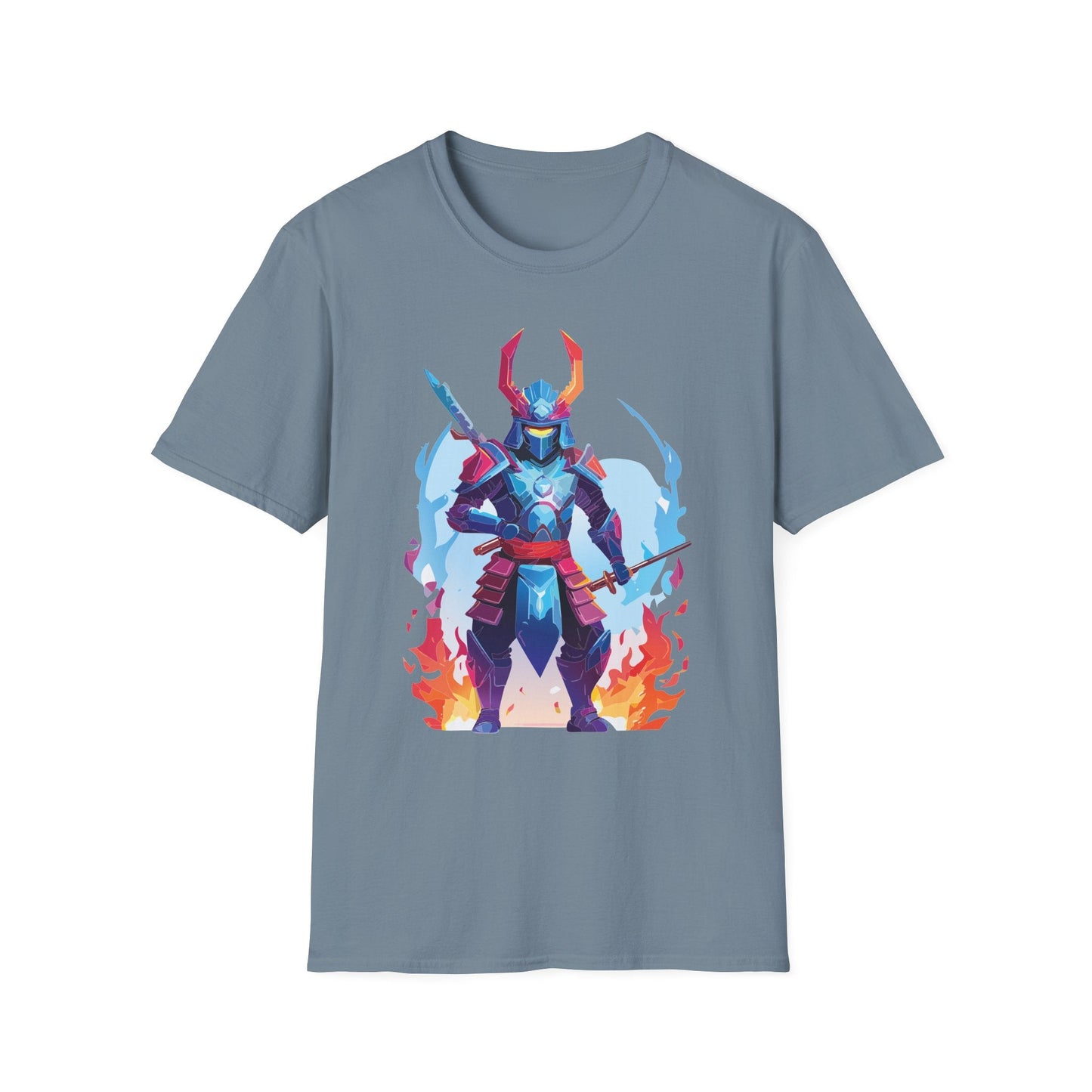 Samurai Shirt Unisex T Shirt 100 Percent Ring Spun Cotton Softstyle Tee Gildan 64000