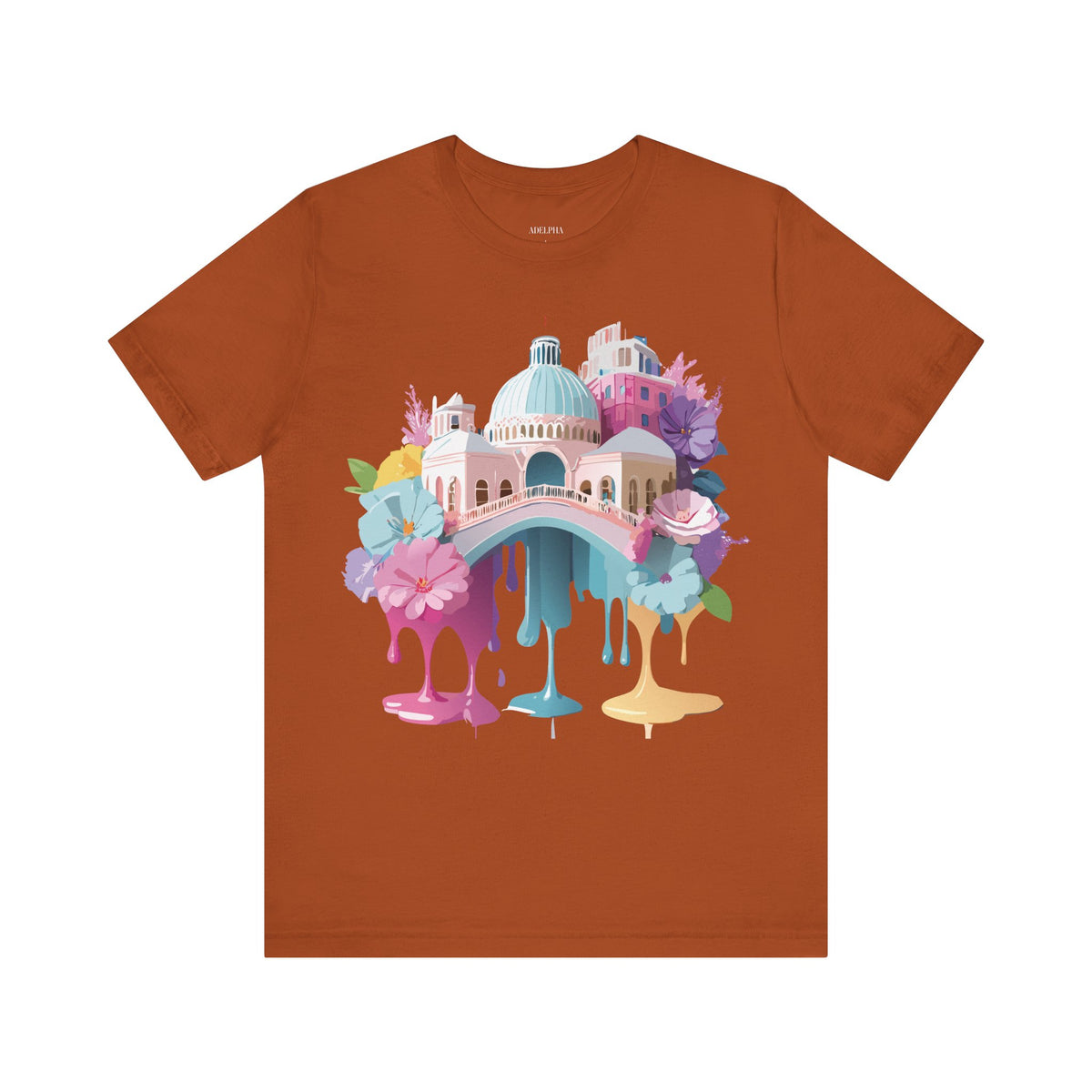 Graphic Unisex Cotton Bella+Canvas Tee Shirt with Venice