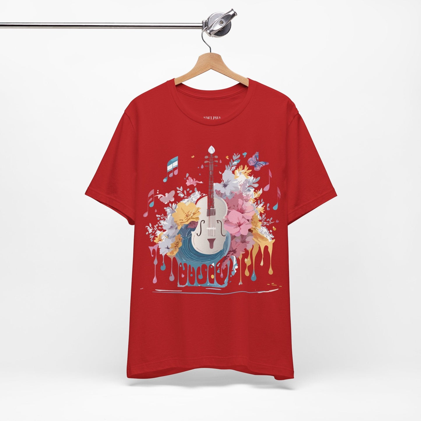 Adelpha Graphic T Shirt Unisex Short Sleeve Jersey Tee With Vintage Inspired Artwork