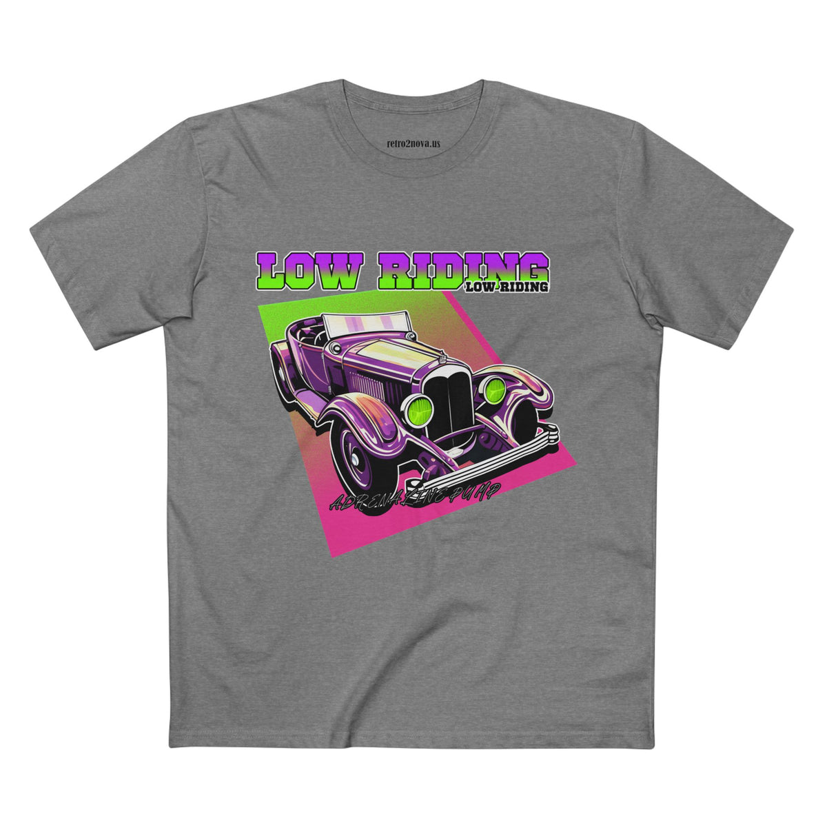 Retro Car Vintage Graphic Tee Staple Unisex 100 Cotton Tee Shirt - RC-9