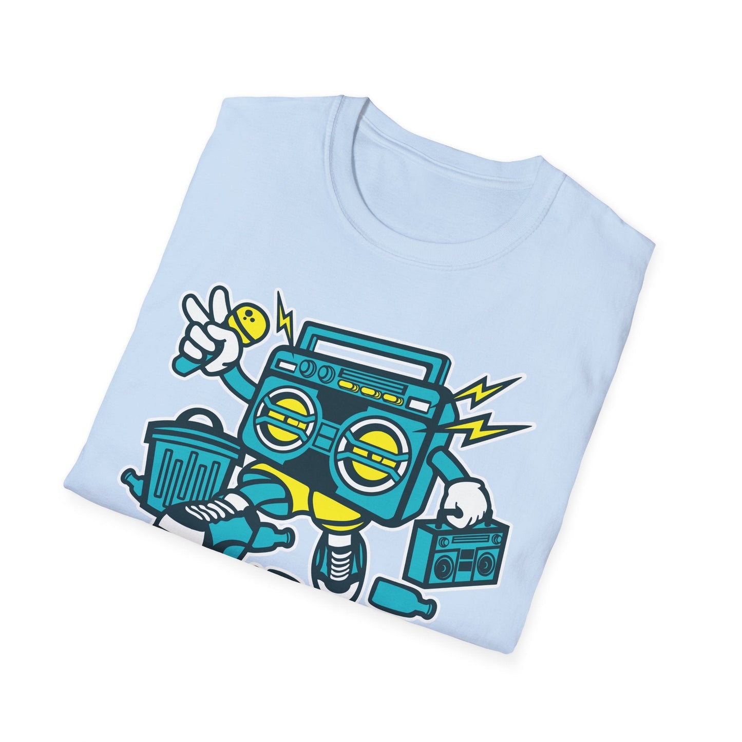 Cartoon T Shirt Animation Tee Funny Unisex Gildan Softstyle 64000 100 Percent Ring Spun Cotton