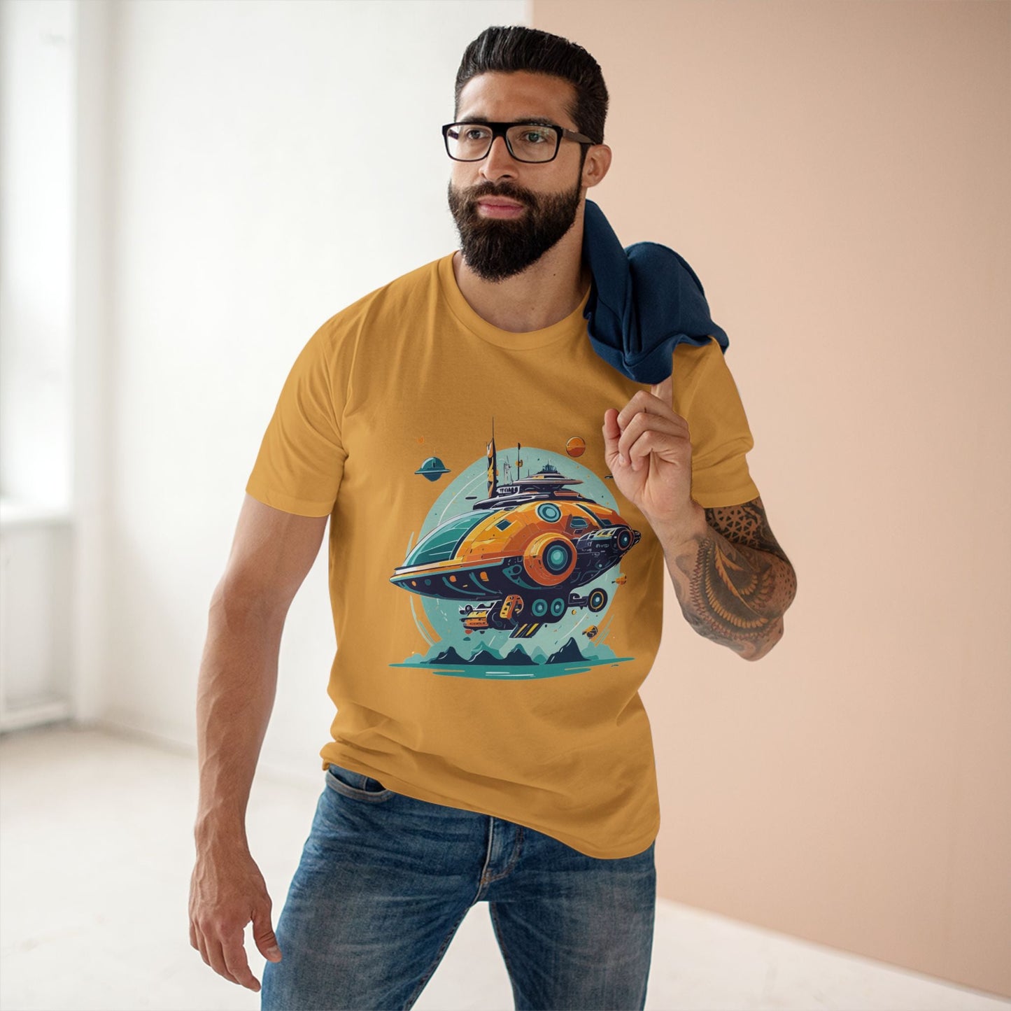 Aliens Graphic Unisex 100 Cotton Staple Tee 32