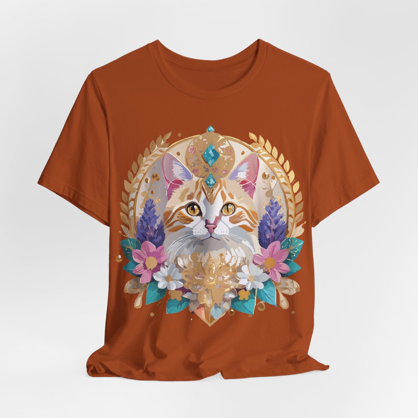 Medallion Graphic Unisex 100 Cotton Vintage Animal Medal Artwork Tee 10
