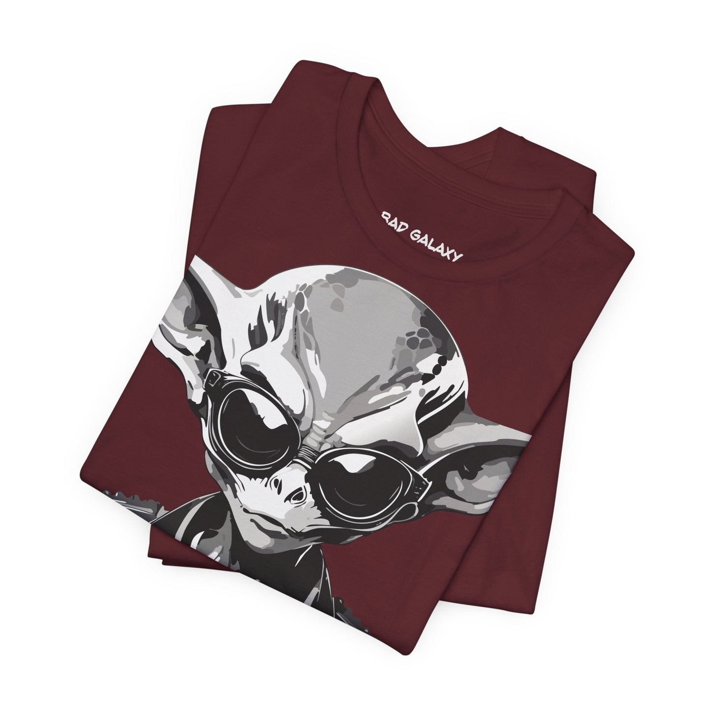 Tee Shirt With Alien From Bad Galaxy 100 Percent Cotton Made In USA Free Shipping