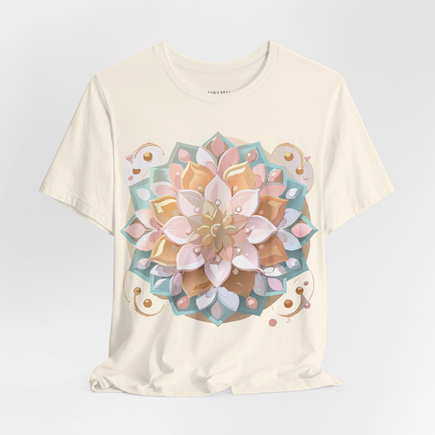 Mandala Shirt Graphic Tee Unisex Adelpha Vintage Inspired Art Design Premium Apparel