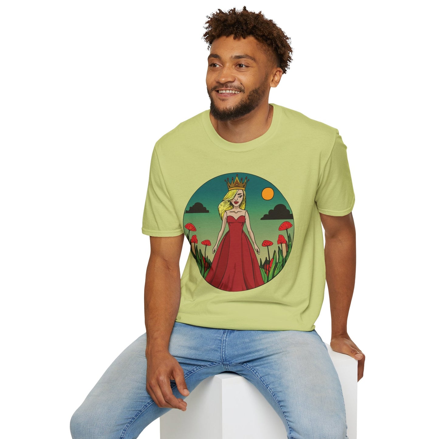 Womens Graphic T Shirt Art Design Tee Unisex Softstyle 64000 Ring Spun Cotton Daily Wear