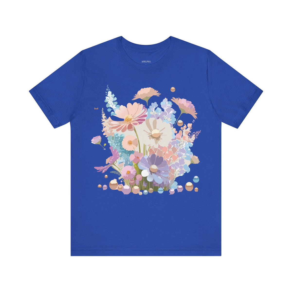 Floral Graphic Tee Shirt - Bella+Canvas Unisex 100 Cotton 15