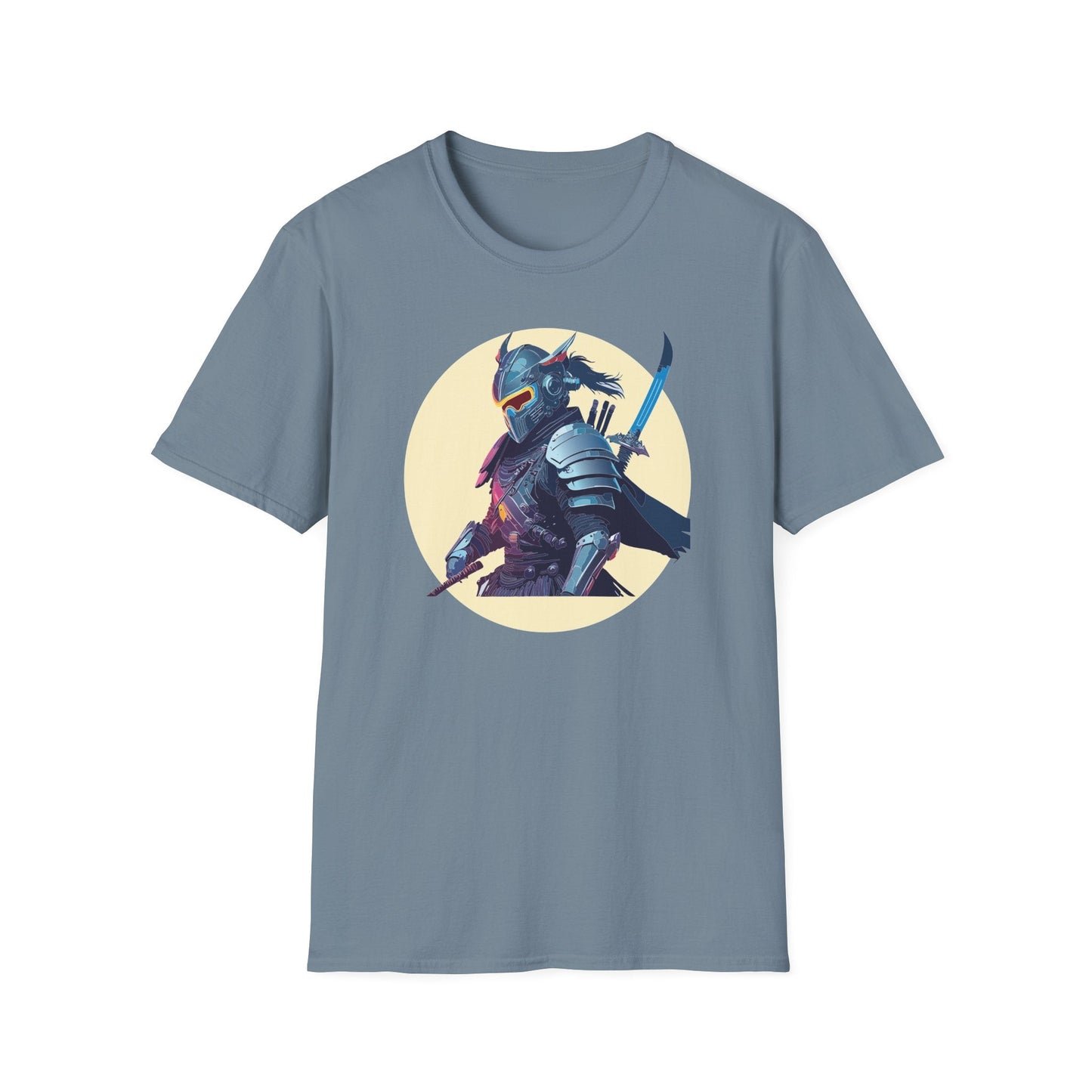 Samurai Shirt Unisex Softstyle Short Sleeve T Shirt Gildan 64000 Breathable Comfort Wear
