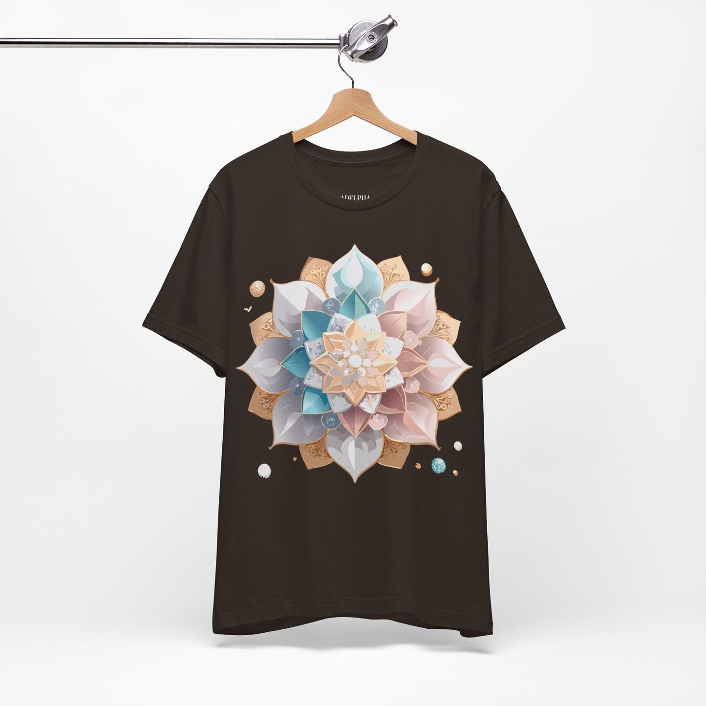 Mandala Graphic Tee Unisex Vintage Inspired Art Design Shirt By Adelpha Premium Artwear