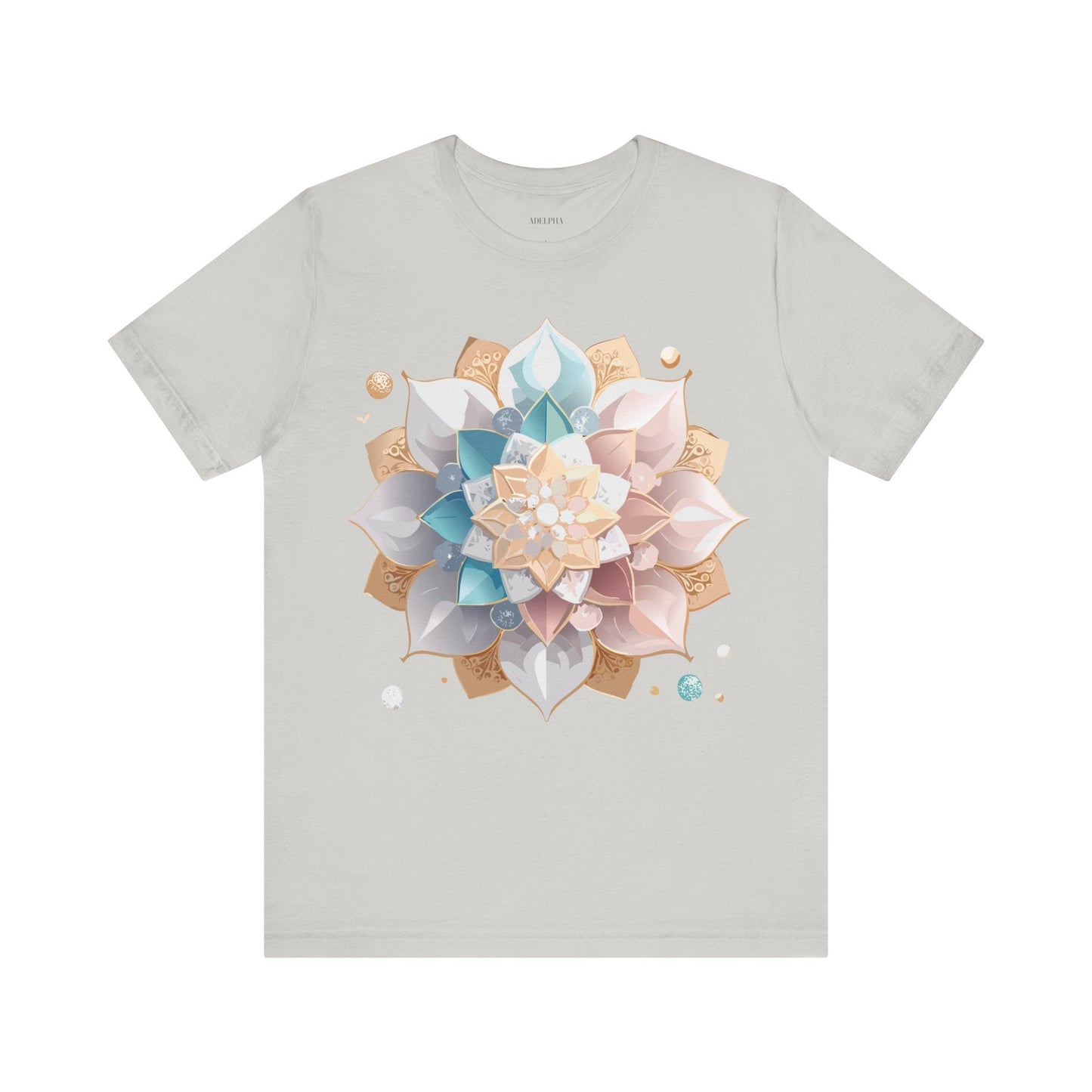 Adelpha Mandala Graphic Tee Unisex Jersey Short Sleeve Art Design Shirt Premium Comfort Wear
