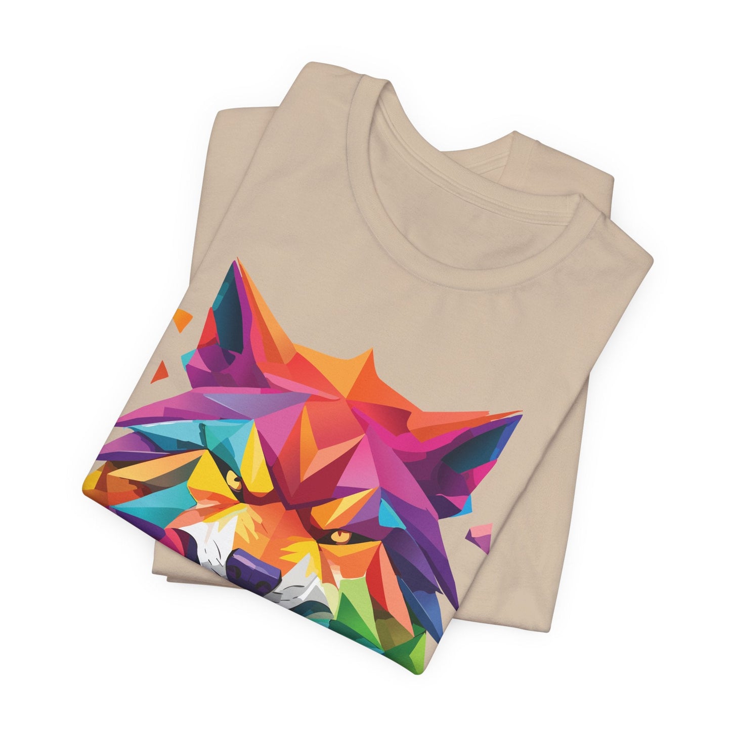 Unisex Animal Shirt With Art Design And Wild Animals Print Tee Short Sleeve Premium