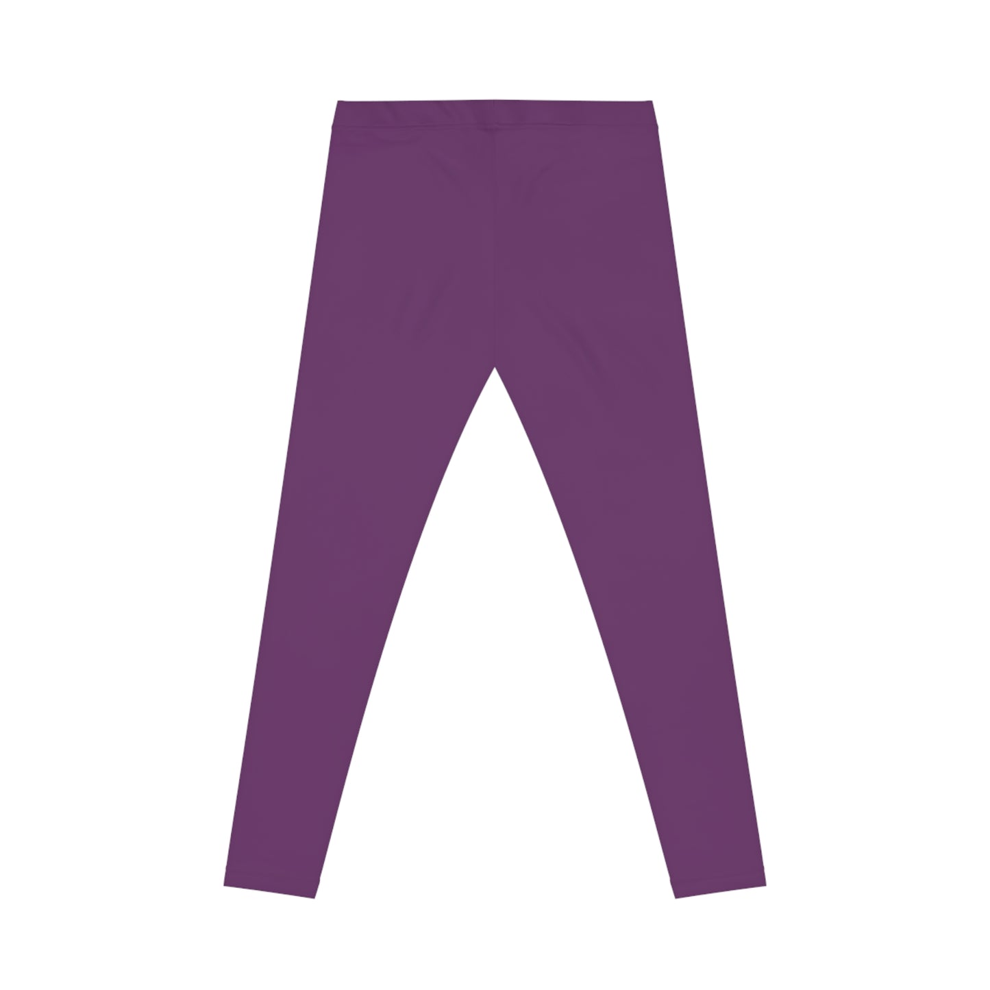 Velvet Purple Color Women's Poly-Span Casual Leggings XS-2XL