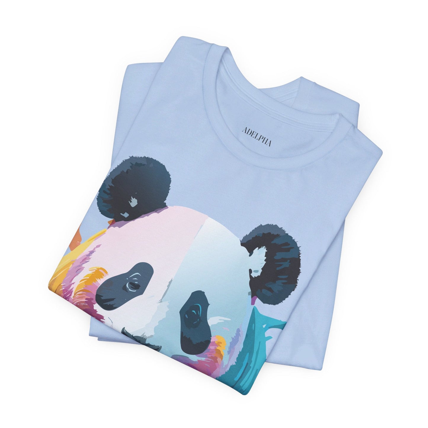 Panda Shirt Unisex Graphic Tee Vintage Inspired Artwork By Adelpha Jersey Short Sleeve