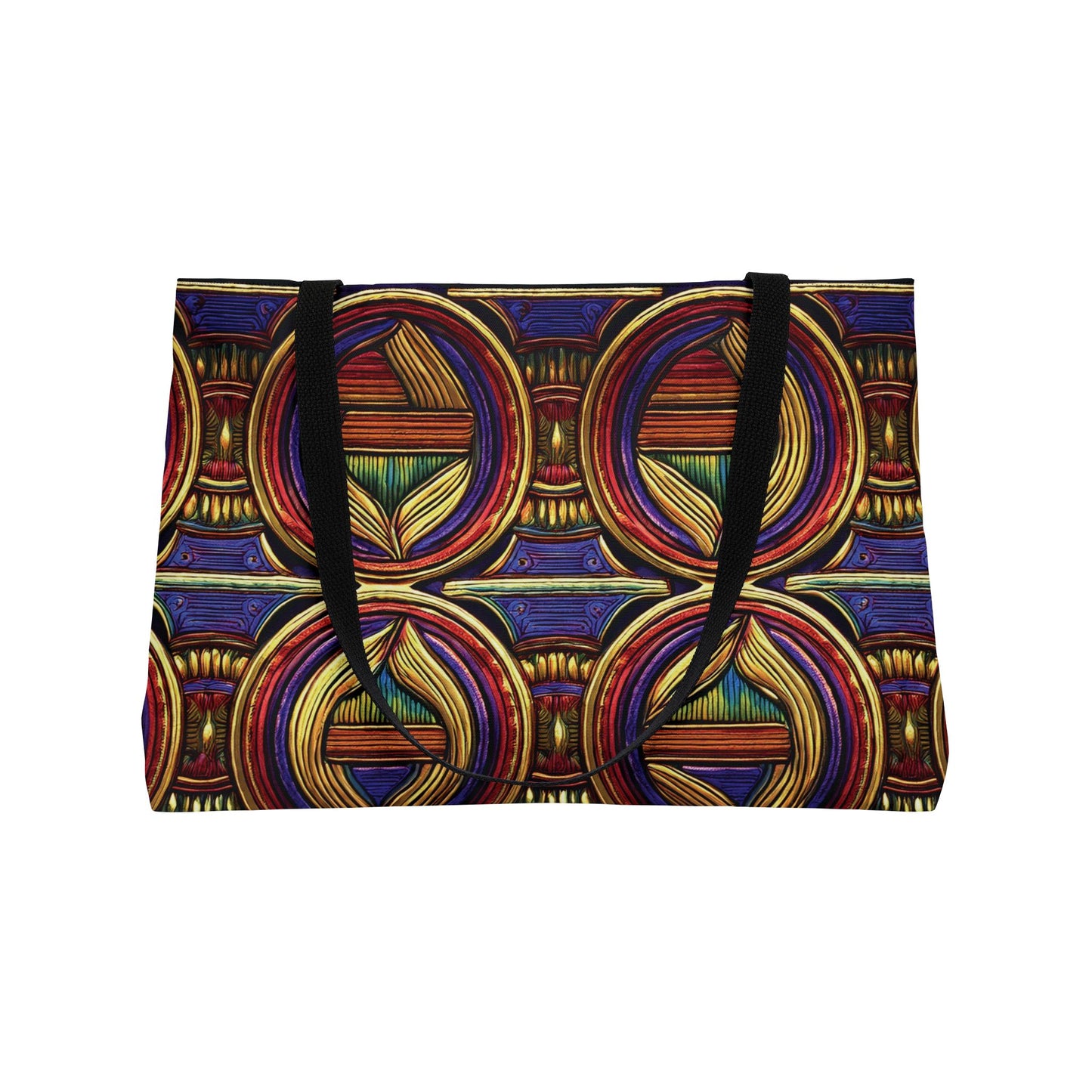 Ornament Print Big Bag High-Quality 100% Spun Poly 24x13 Canvas Art Bag OR-56