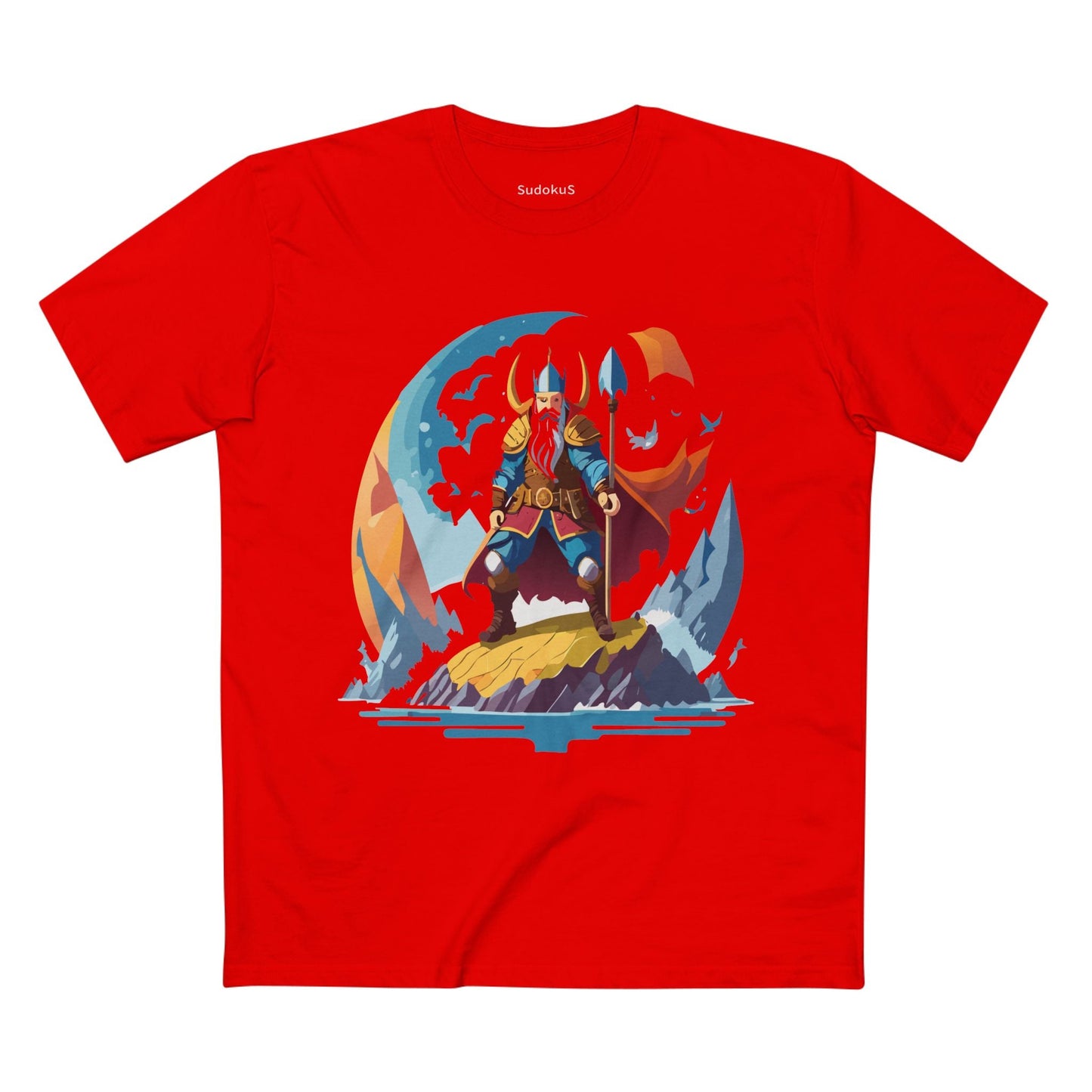 Viking Graphic Unisex 100 Cotton Staple Tee 8