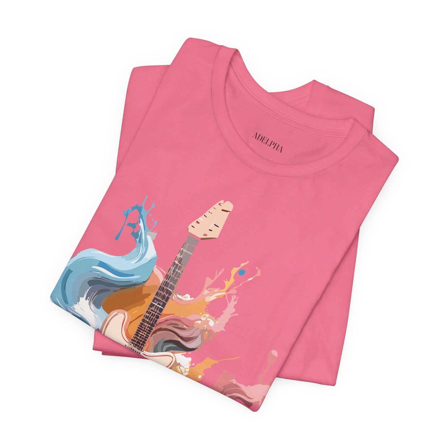 Music T Shirt Unisex Graphic Tee Featuring Original Adelpha Artwork Vintage Inspired Design