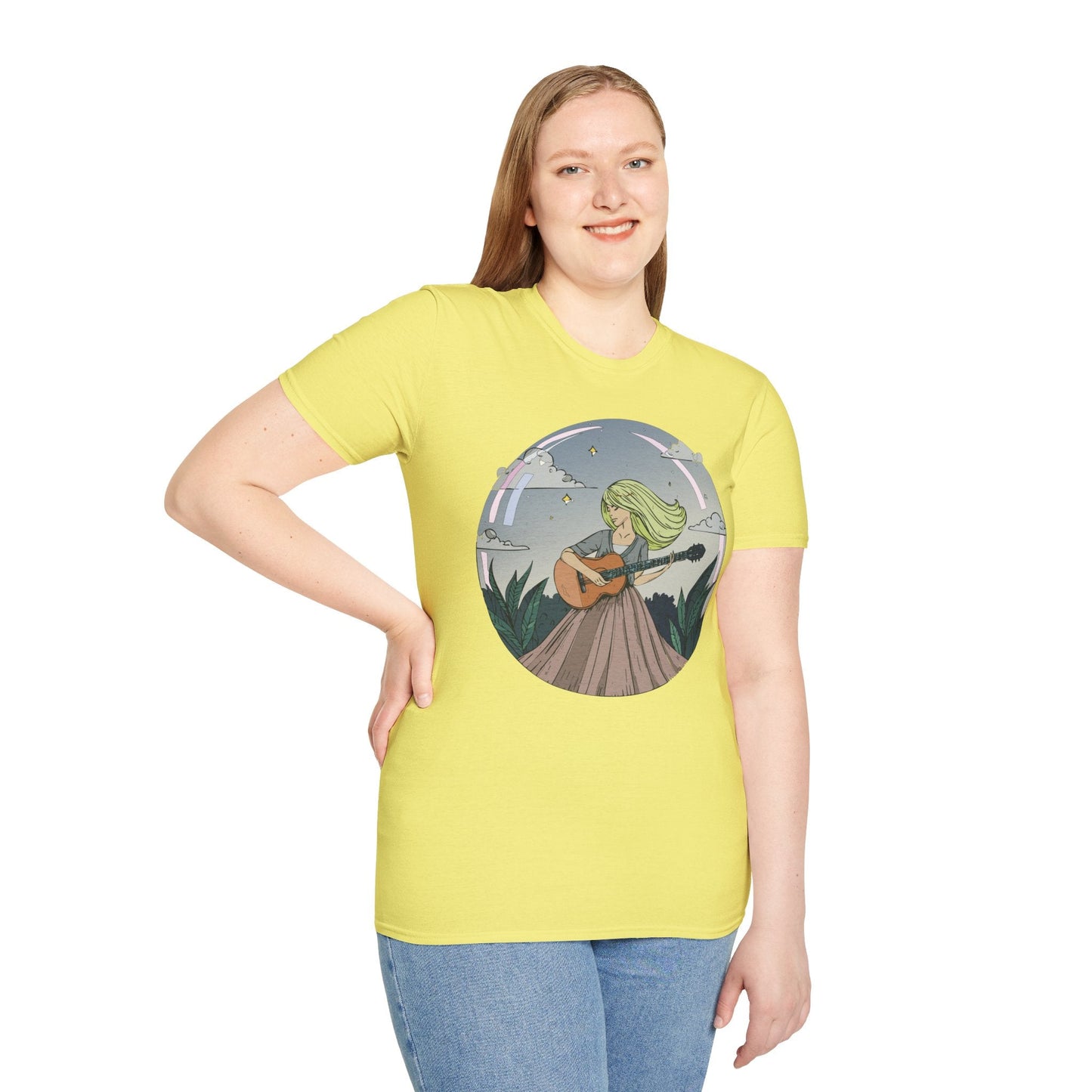 Womens Graphic T Shirt Art Design Softstyle 64000 Gildan Unisex Cotton Tee Premium Comfort