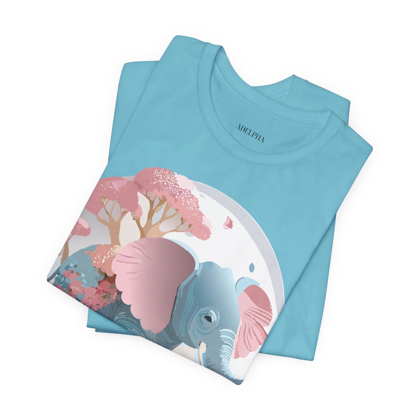 Elephant Graphic T Shirt Unisex By Adelpha Vintage Inspired Art Design Tee Premium Quality Cotton