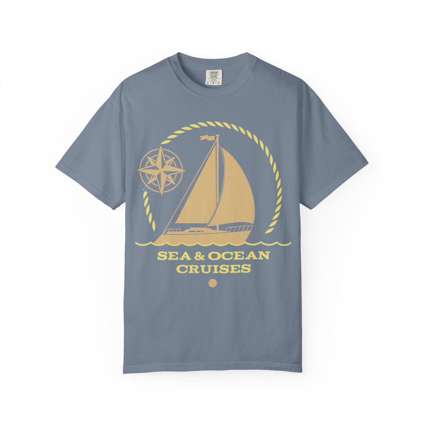 Comfort Colors 1717 Unisex Garment-Dyed T Shirt With Relaxed Fit 100 Percent Ring-Spun US Cotton