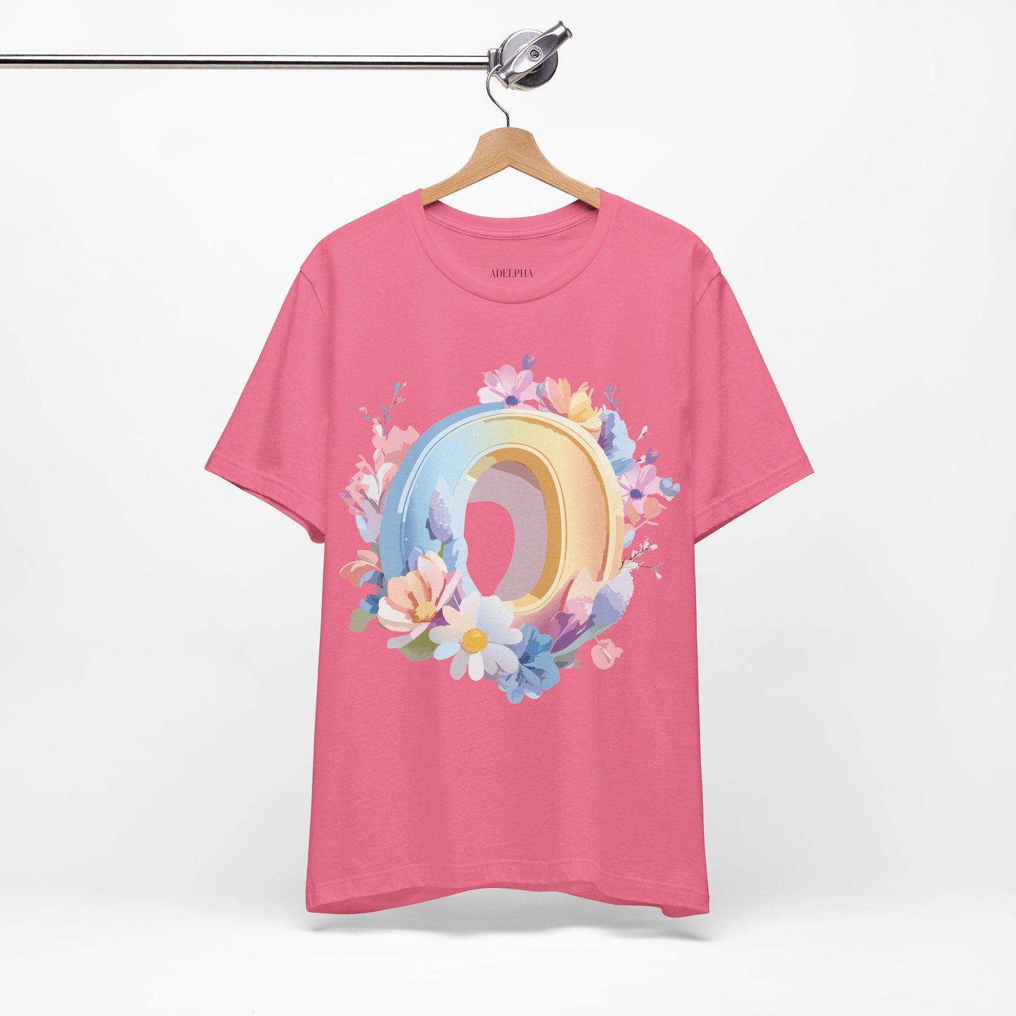 Adelpha Letter O Shirt Unisex Graphic Tee Vintage Inspired Art Design Jersey Short Sleeve