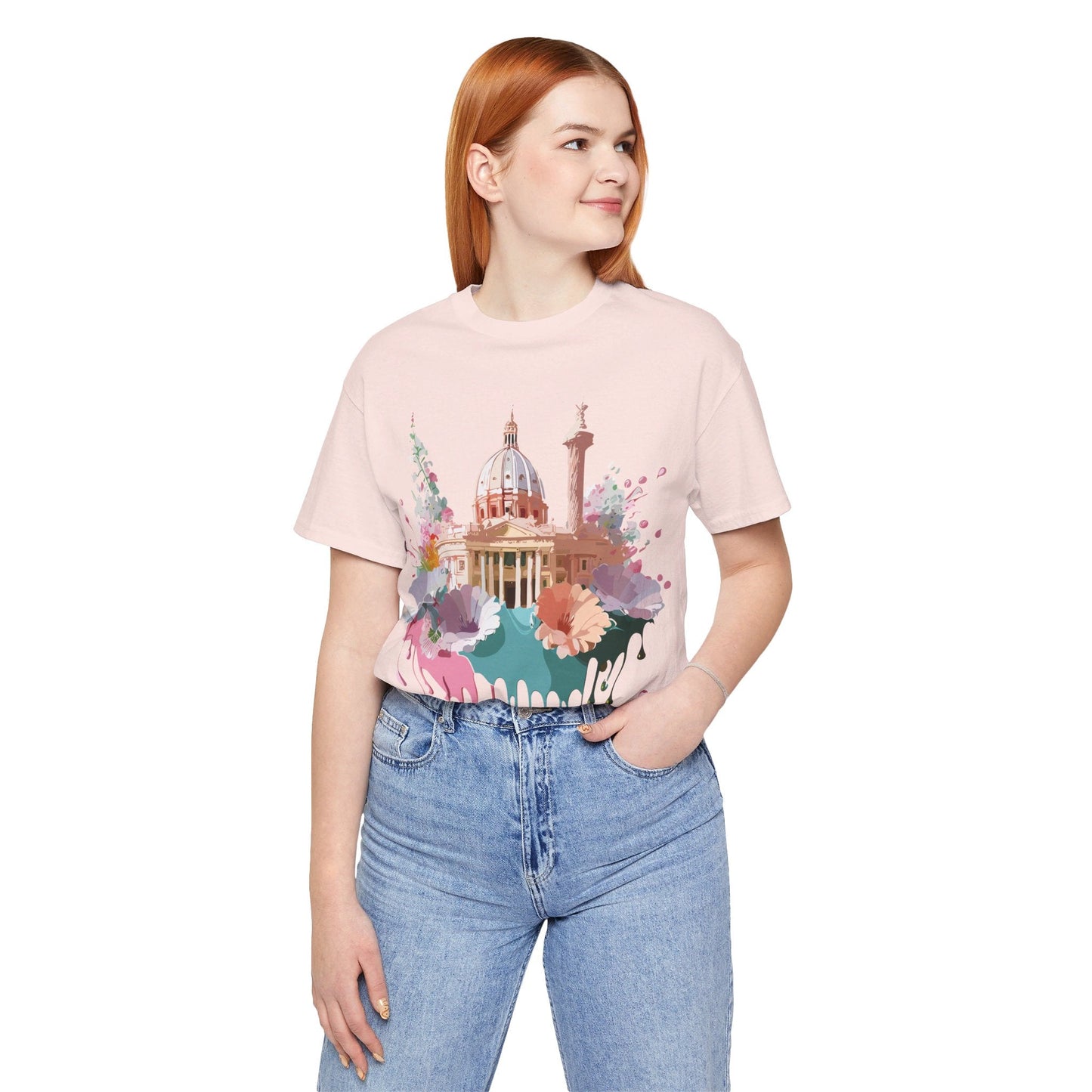 Unisex Rome Graphic Tee Tourist Shirt Adelpha Vintage Artwork Premium Comfort Everyday Wear