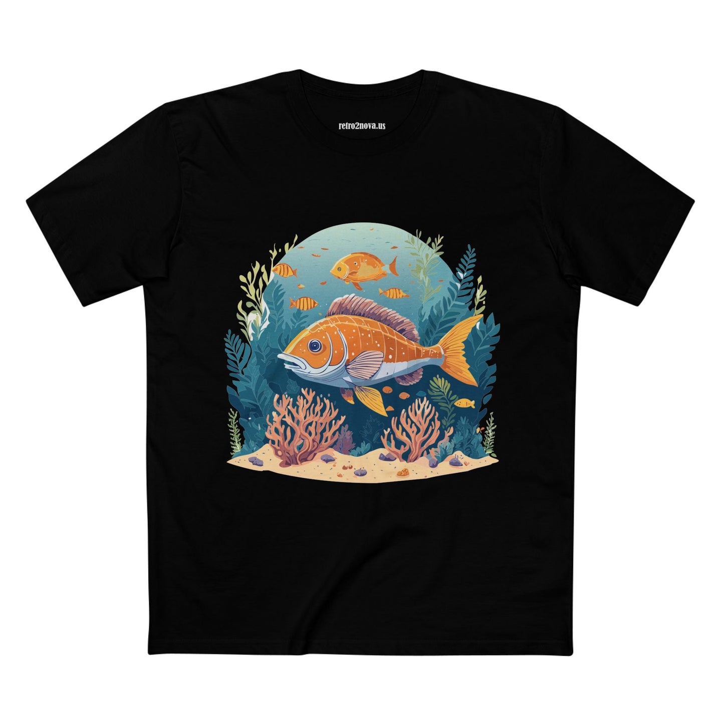 Ocean Pacific Unisex Premium Cotton Tee With Original Art Design OP 23 Retro2Nova