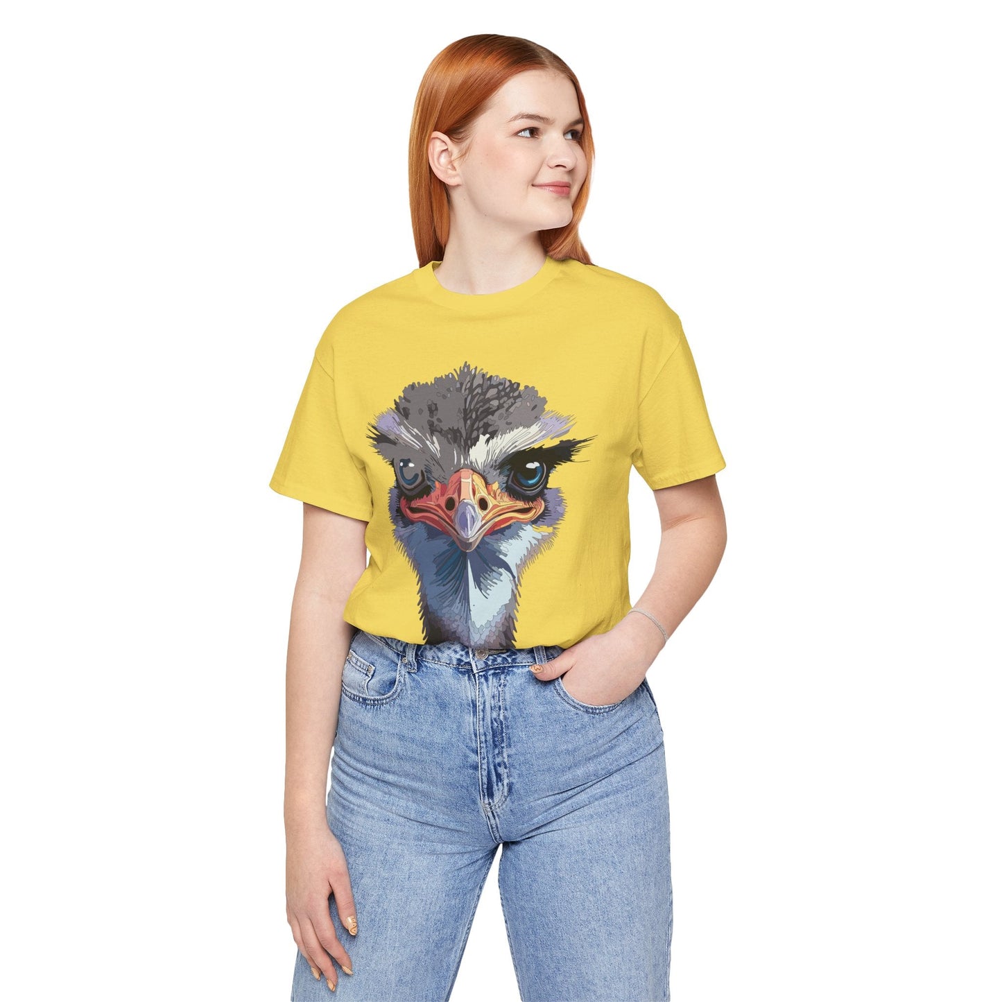 Unisex Animal Tee Shirt With Art Design Wild Animals Shirt Gildan Softstyle 64000