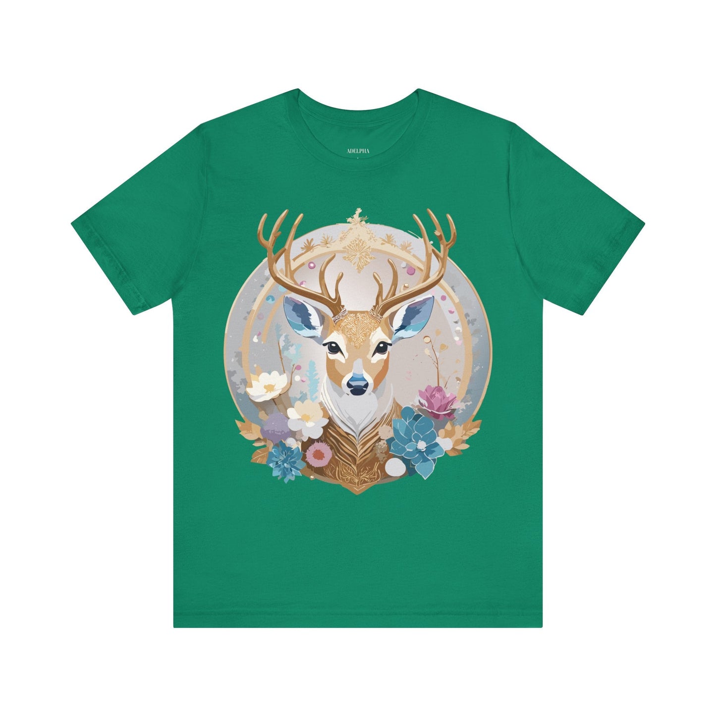 Adelpha Medallion Graphic Tee Unisex Short Sleeve Jersey Shirt Premium Vintage Inspired Artwork
