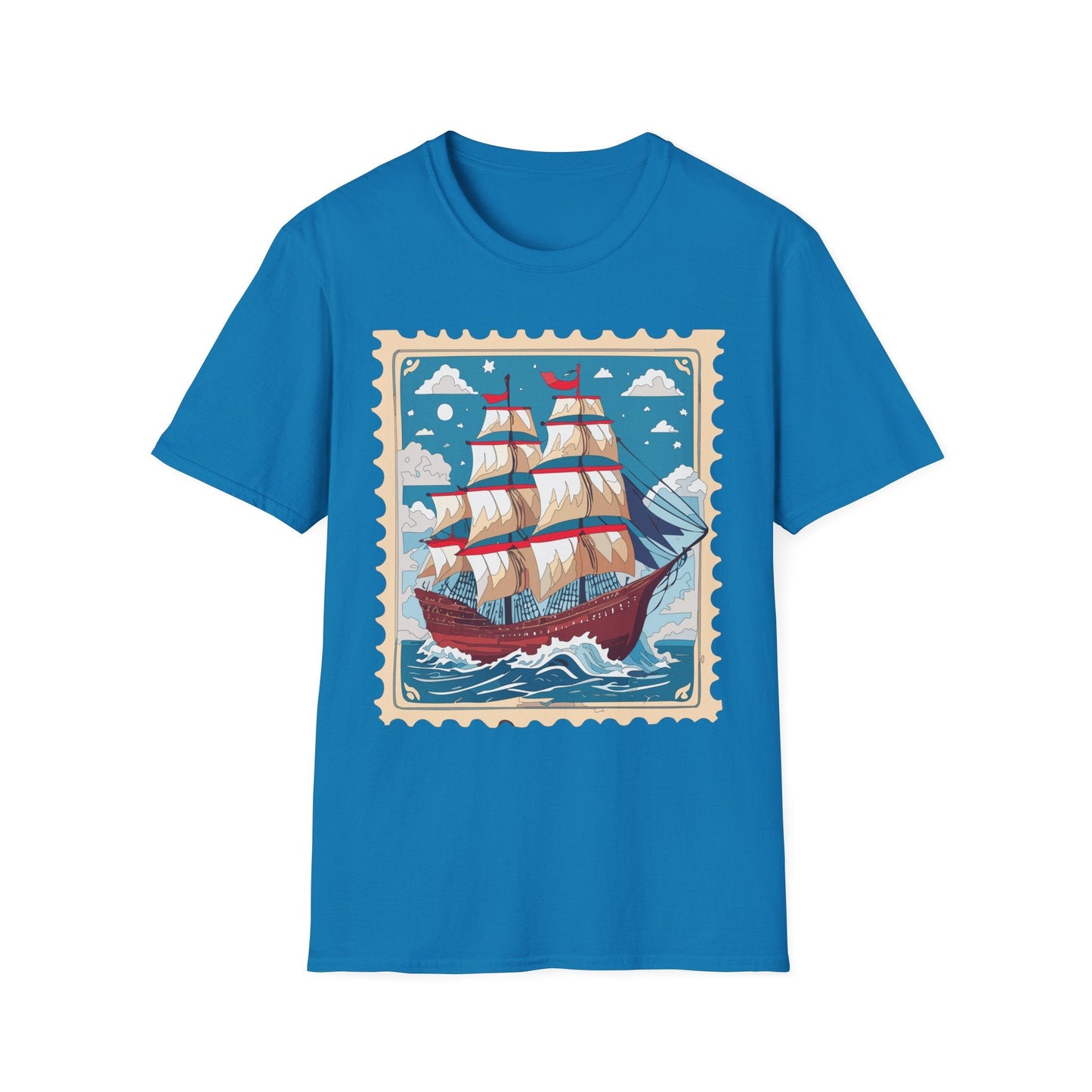 Unisex Softstyle Gildan 64000 Short Sleeve T Shirt Vessel Ship Frigate Tee For Everyday Comfort