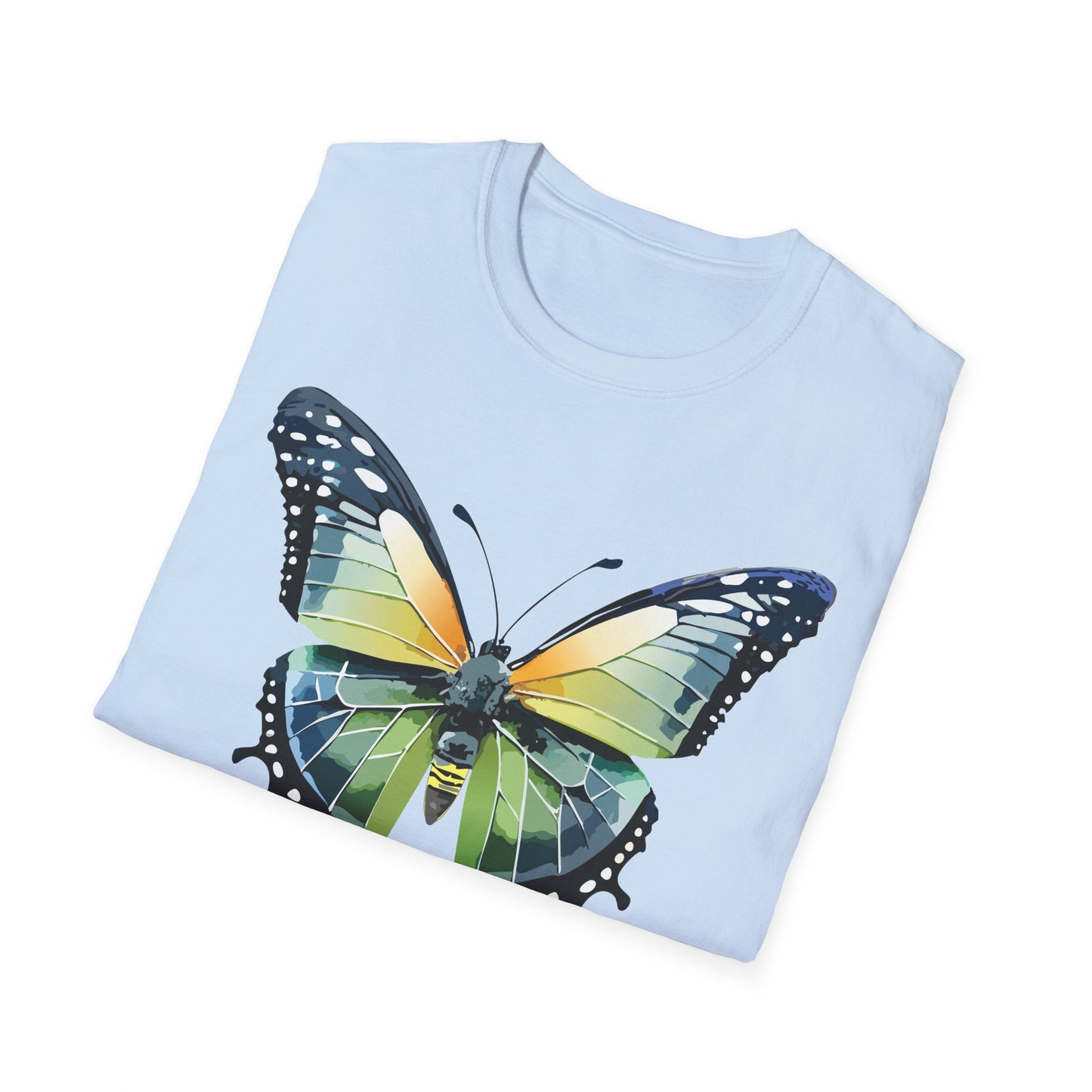 Butterfly Shirt Unisex Softstyle Gildan 64000 Monarch Butterfly Graphic Tee For Men And Women