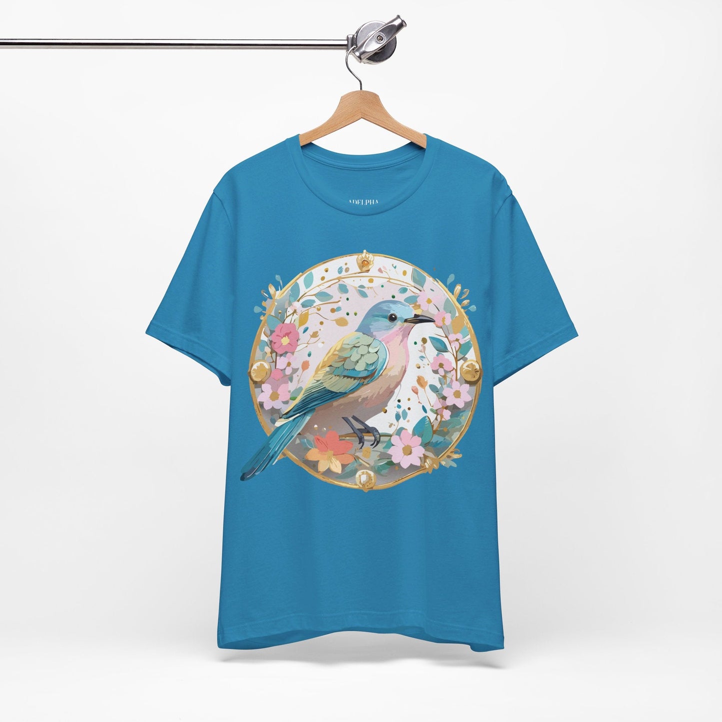 Adelpha Medallion Graphic T Shirt Unisex Short Sleeve Vintage Inspired Artwork Tee