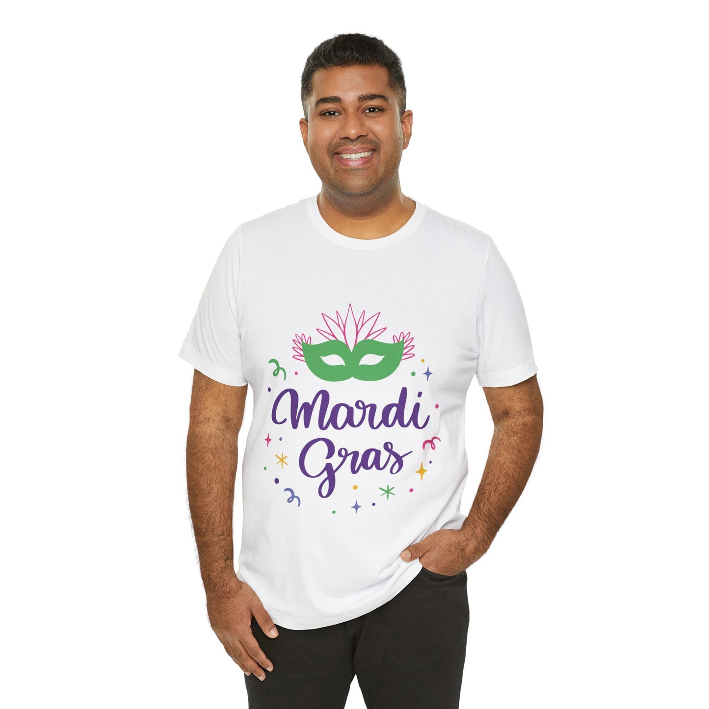 Unisex Cotton Tee Shirt for Mardi Gras