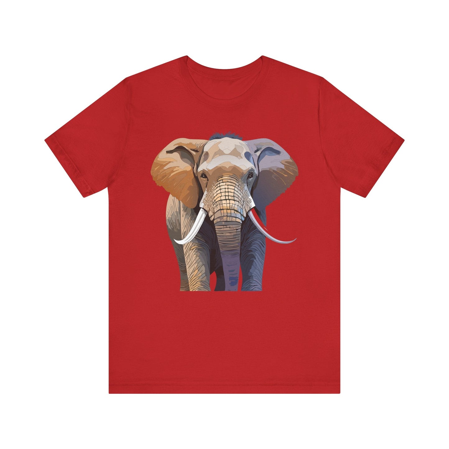 Unisex Animal Art Design Tee Shirt With Wildlife Animals Short Sleeve Everyday Comfort