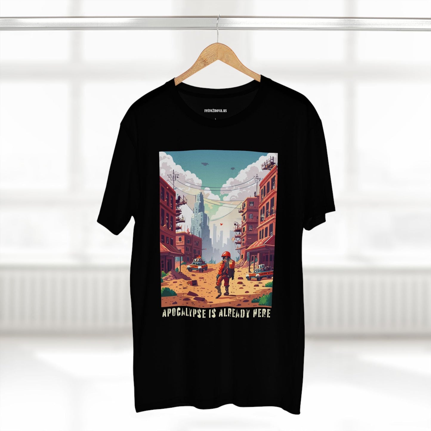 Cataclysm Doomsday Shirt Unisex Premium Cotton Tee With Original Art Design Retro2Nova