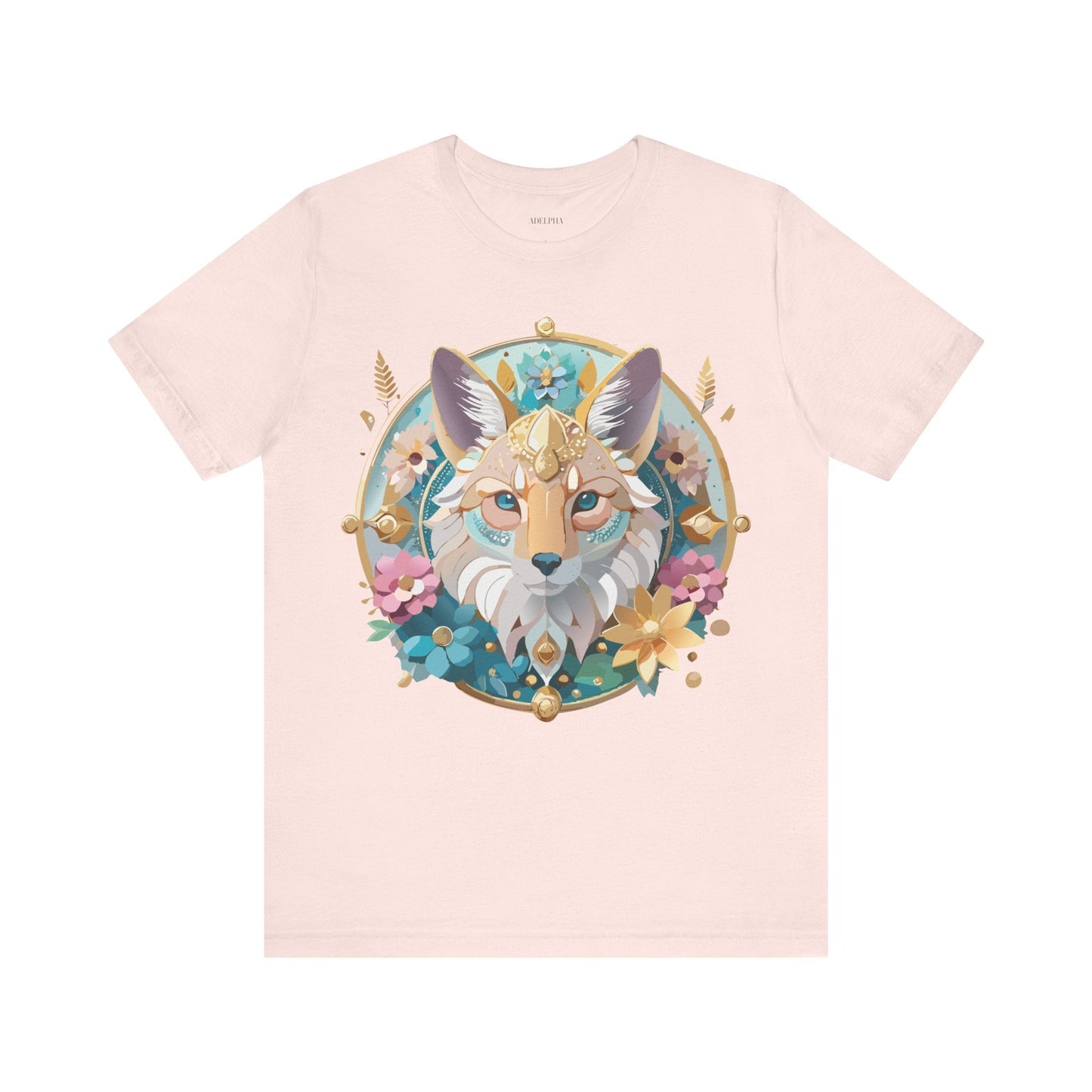 Medallion Graphic Unisex 100 Cotton Vintage Animal Medal Artwork Tee 86