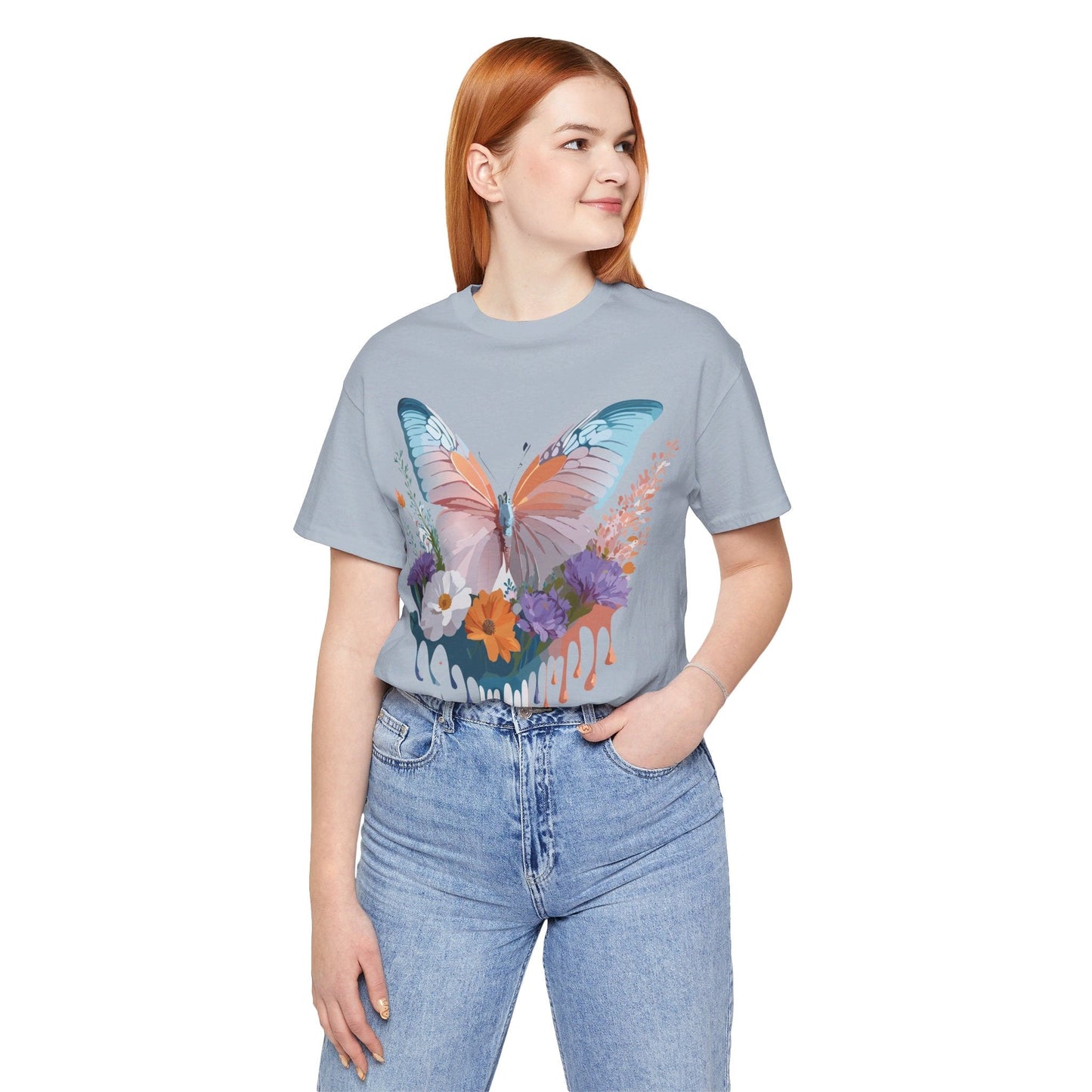 Butterfly Graphic Tee Unisex Jersey Short Sleeve Adelpha Art Design
