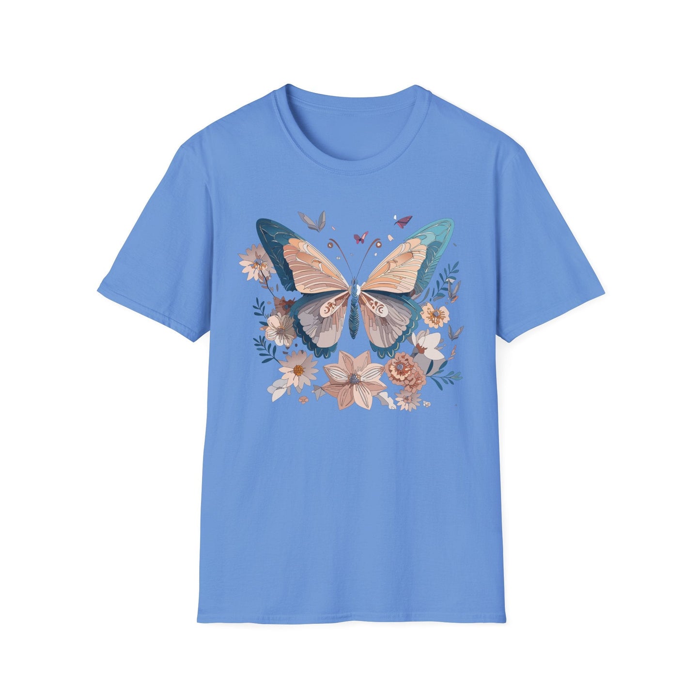 Monarch Butterfly T Shirt Unisex Softstyle Gildan 64000 Tee Lightweight Comfort Fit