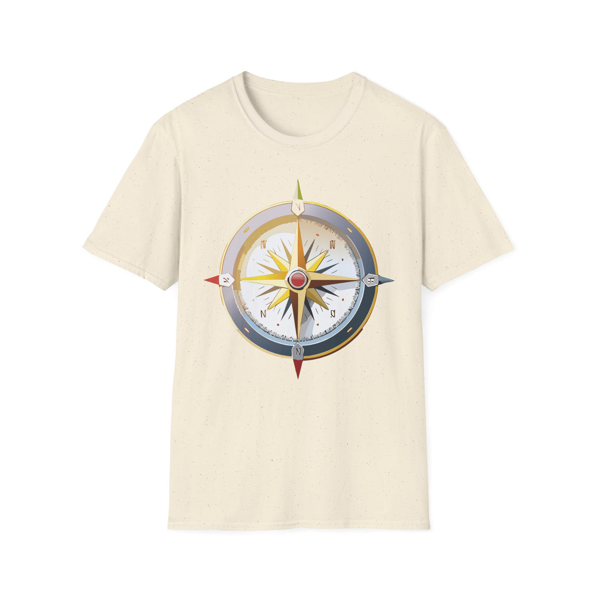 Nautical Compass T-Shirt | Adventure Travel Graphic Design Unisex 100 Cotton Gildan T-Shirt