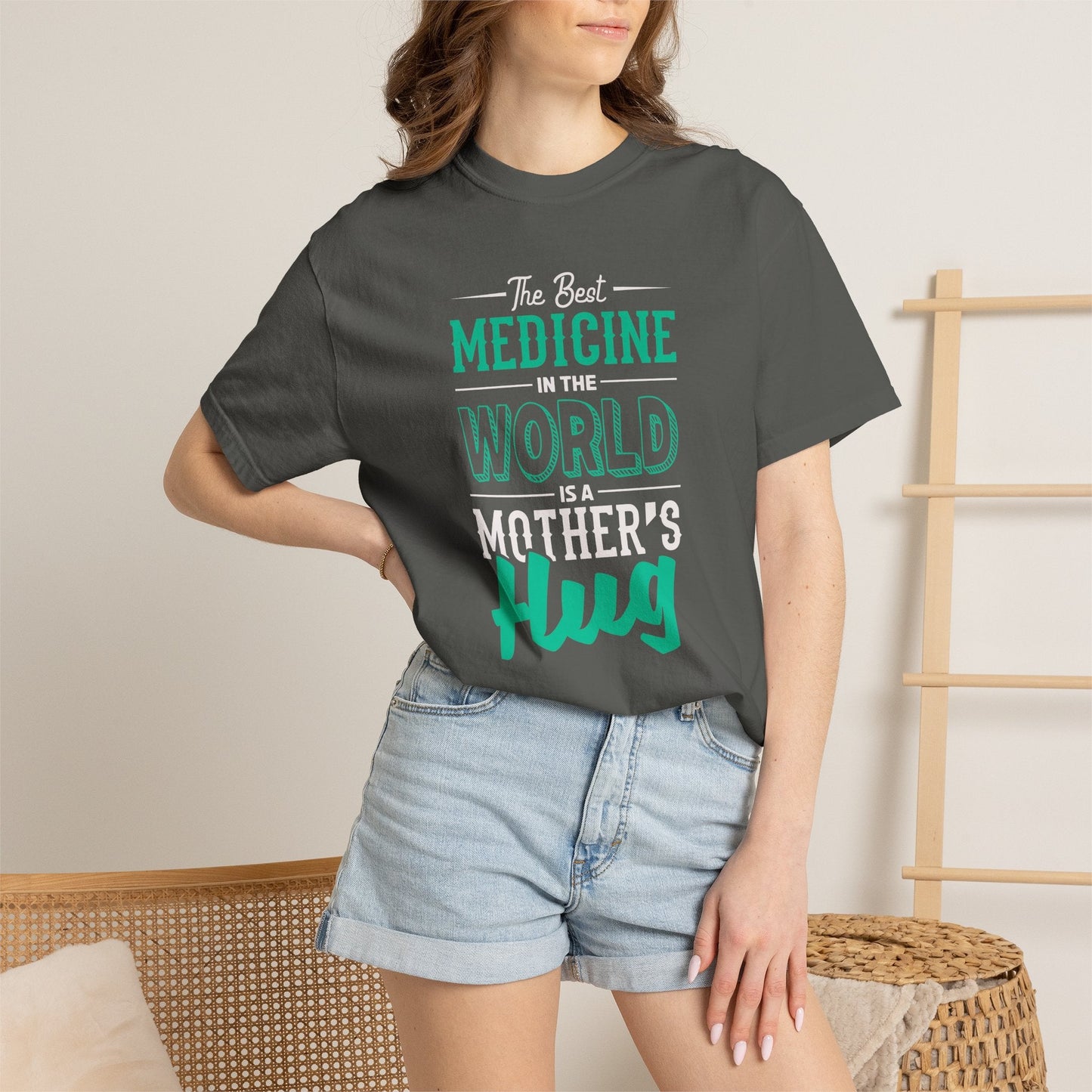 Mom T-shirt Mother Day Mama Tee Unisex Comfort Colors Garment-Dyed Cotton h51