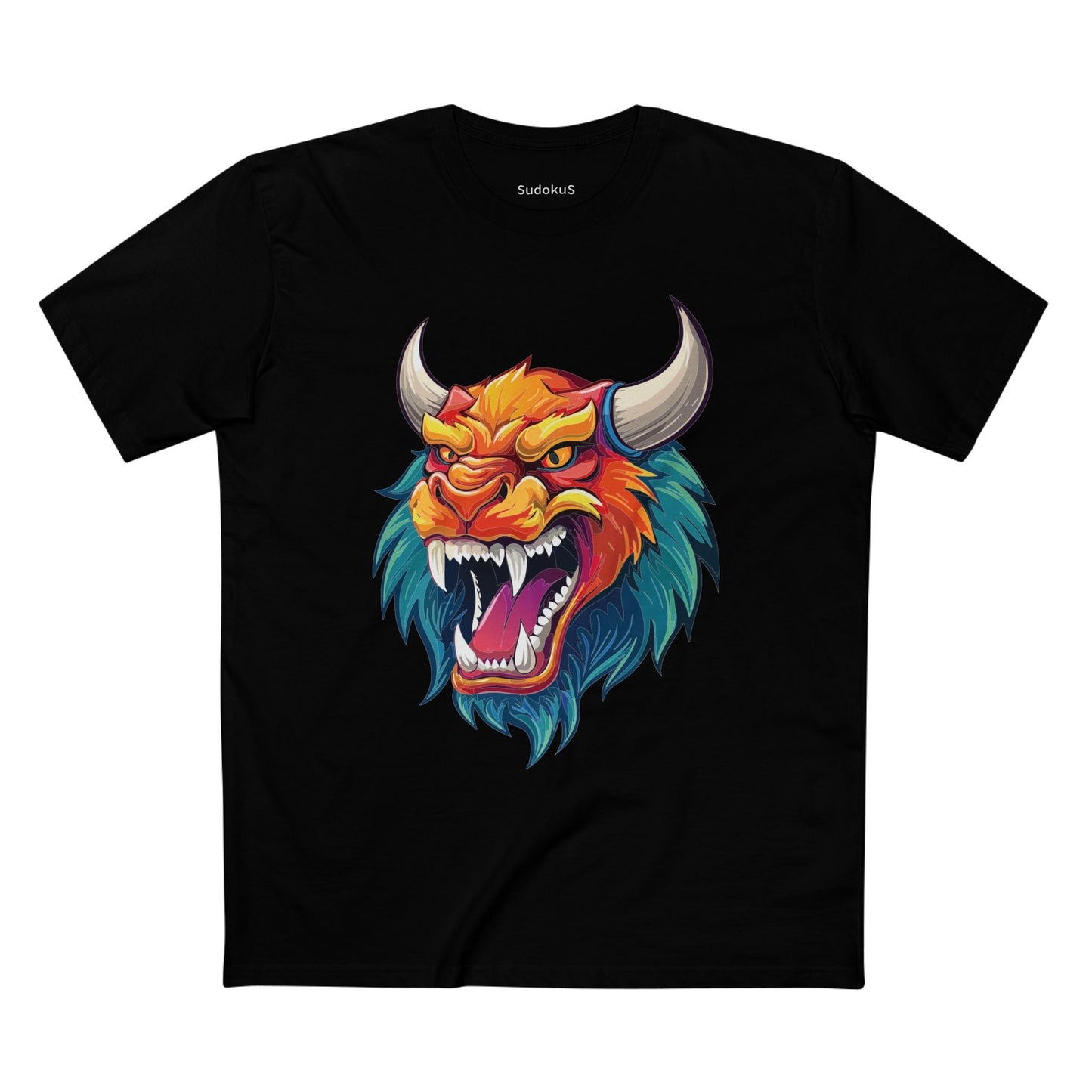 Cartoon Monsters Graphic Unisex 100 Cotton Staple Tee 18
