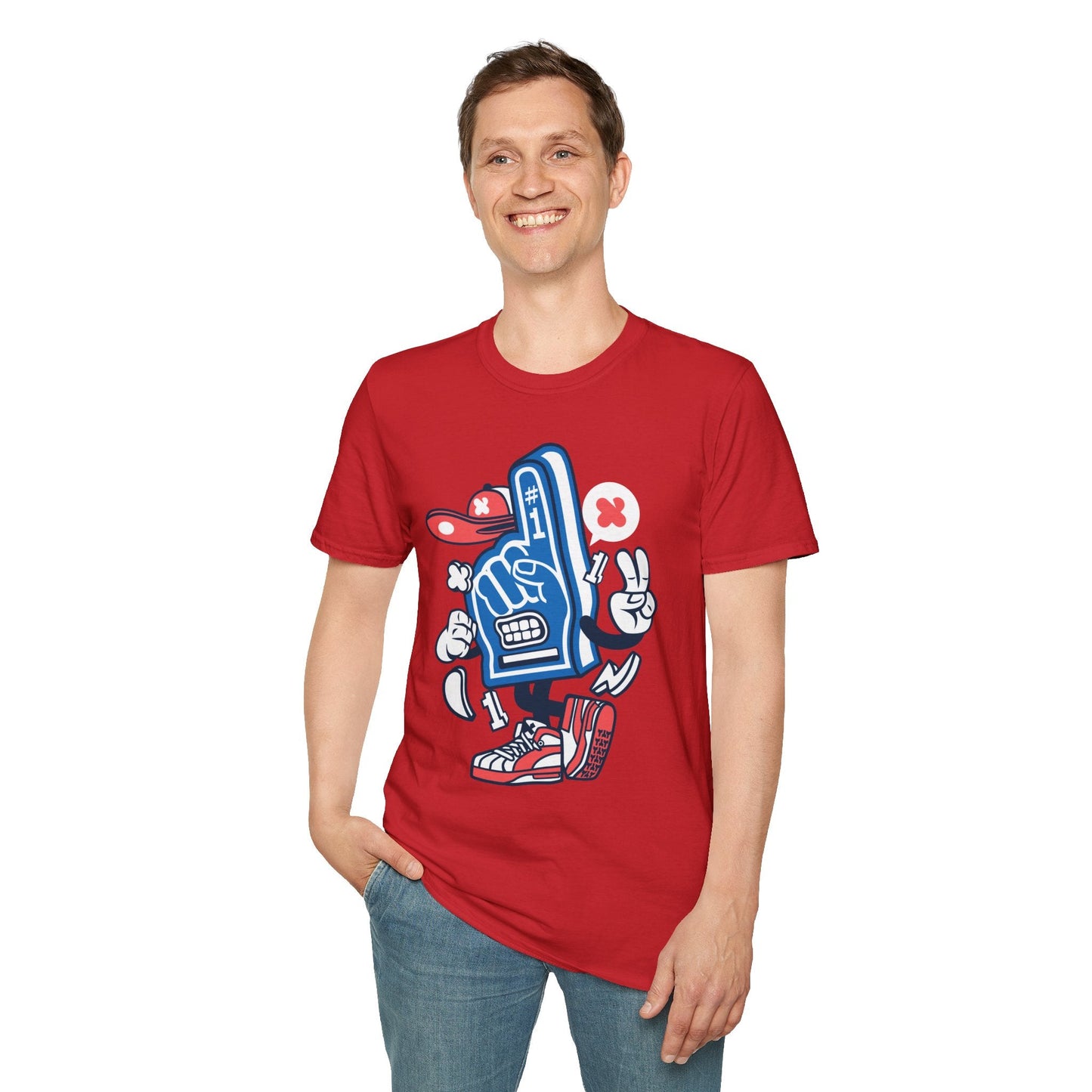 Cartoon T Shirt Animation Tee Unisex Funny Tee Gildan Softstyle 64000 100 Percent Ring Spun Cotton
