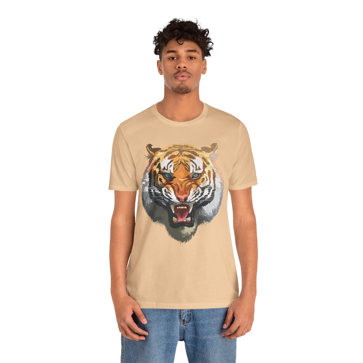 Tiger Shirt, Animal Shirt, T-Shirt with Tiger, Art Design Tee, Wild Animals Tees, Safari T-Shirt, Graphic Design Tee 15