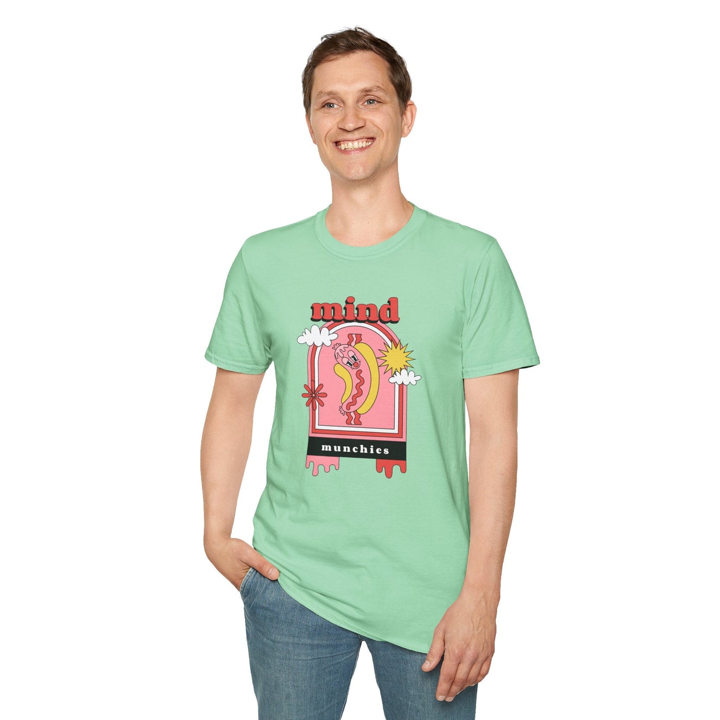 Funny Food T Shirt Unisex Softstyle Gildan 64000 100 Percent Ring Spun Cotton Lightweight Comfort