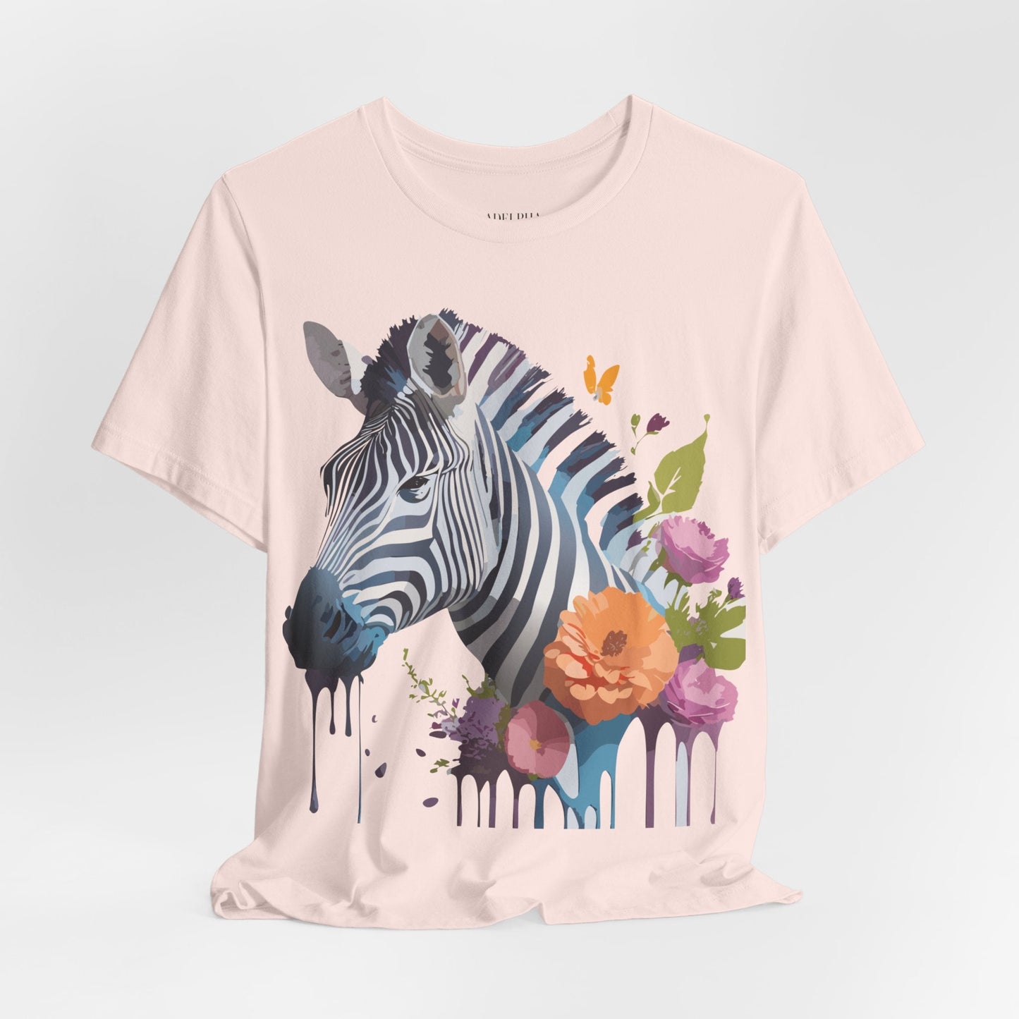 Adelpha Zebra Graphic Tee Unisex Short Sleeve Shirt Vintage Inspired Artwork Limited Edition