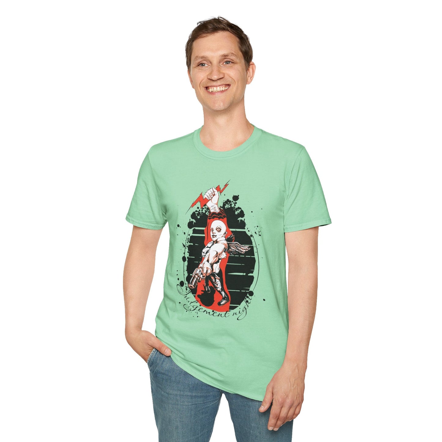Gildan Softstyle Art Design Graphic Tee Shirt Unisex 100 Percent Ring Spun Cotton