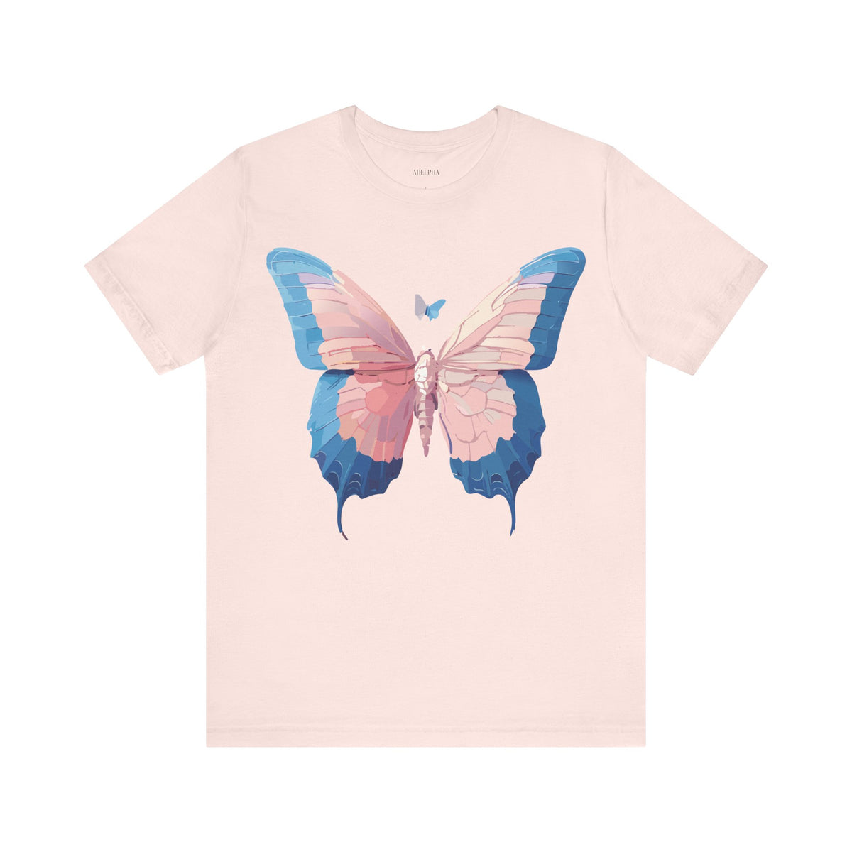 Butterfly Graphic Unisex Cotton Bella+Canvas Tee with Art Design n14