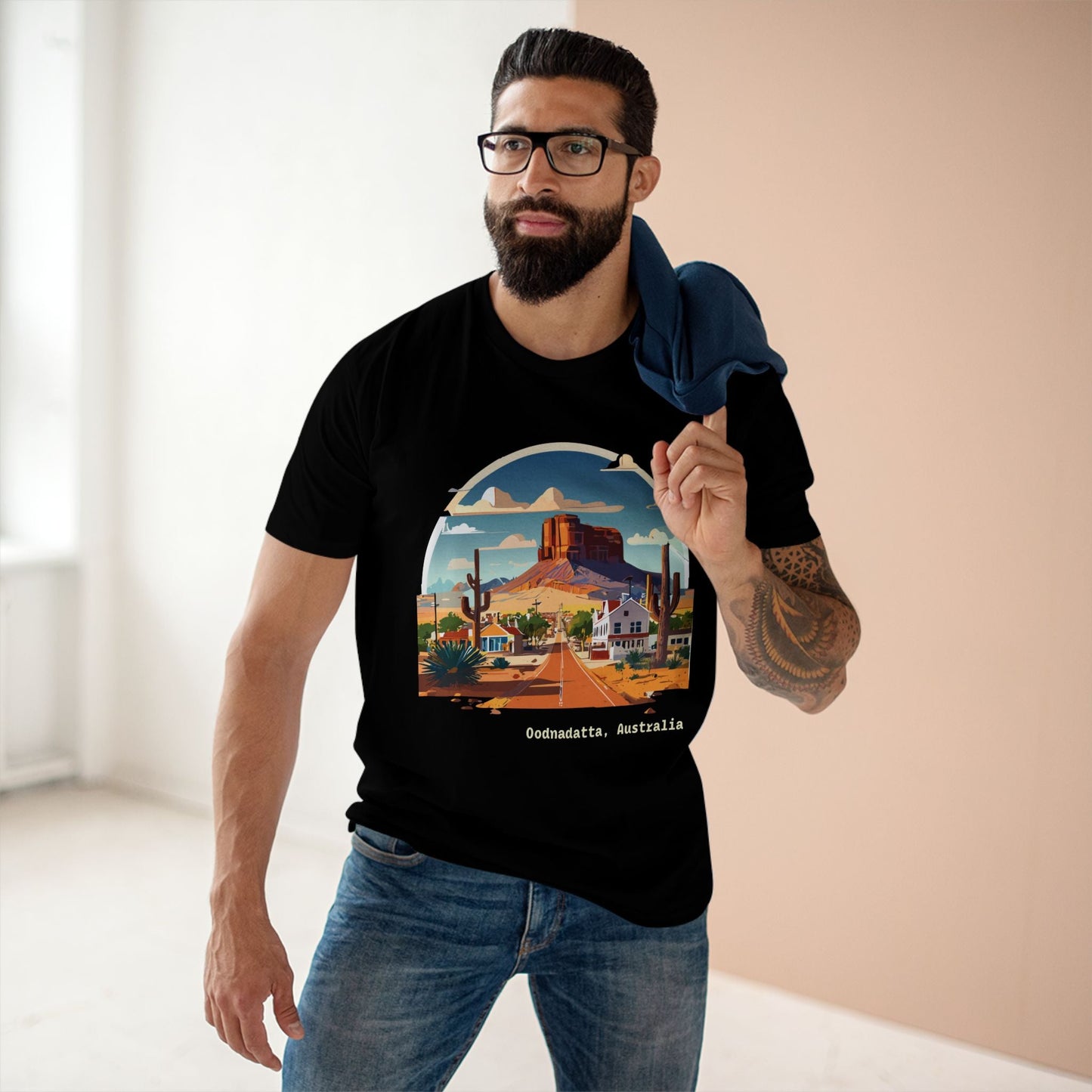 Australia Travel Shirt Unisex Premium Cotton Art Tee With Original Design By Retro2Nova TT21