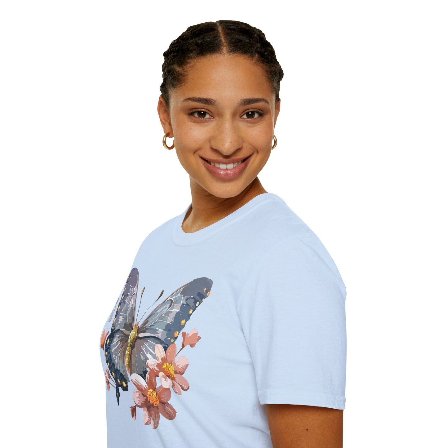 Butterfly Shirt Unisex T Shirt Monarch Butterfly Softstyle Tee Gildan 64000 Breathable Everyday Wear