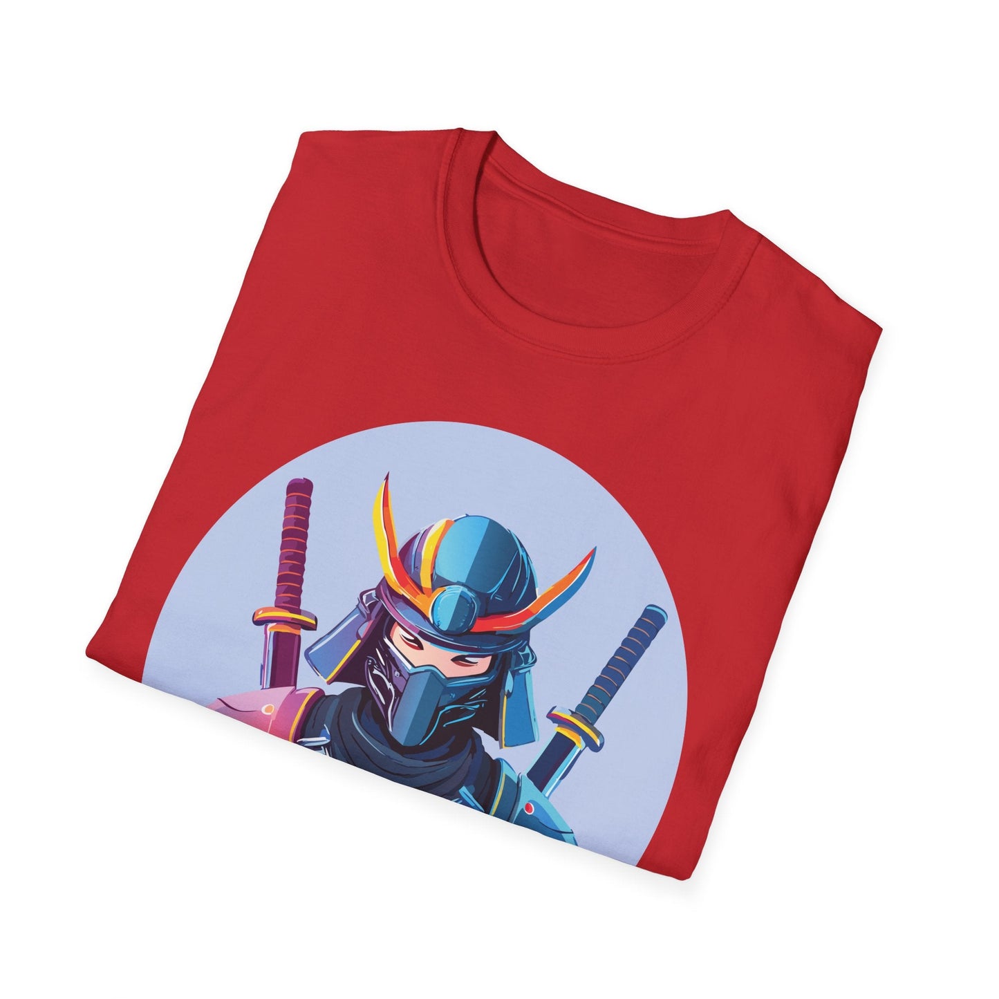 Samurai T Shirt Unisex Softstyle Gildan 64000 Breathable Cotton Tee For Everyday Wear