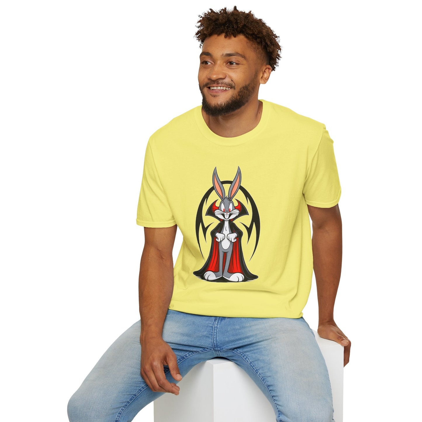 Bugs Bunny Shirt Unisex T Shirt Cartoon Design Gildan Softstyle 64000 Premium Cotton Tee